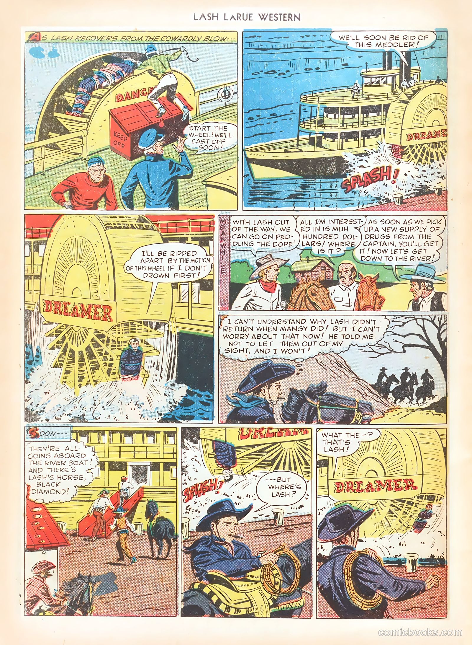 Lash LaRue Western #7 (1950) — page 46 of 52