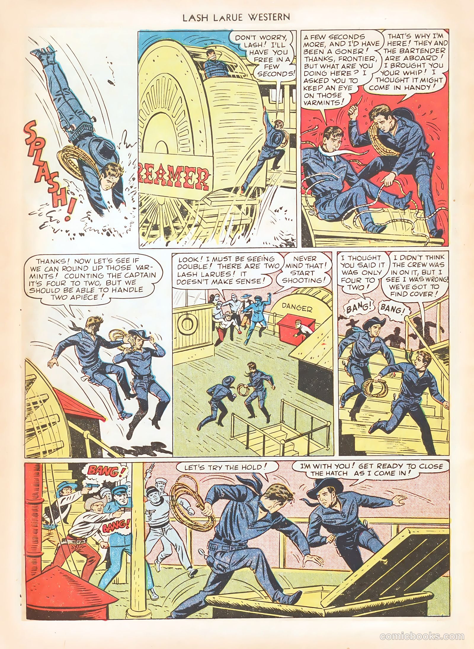 Lash LaRue Western #7 (1950) — page 47 of 52