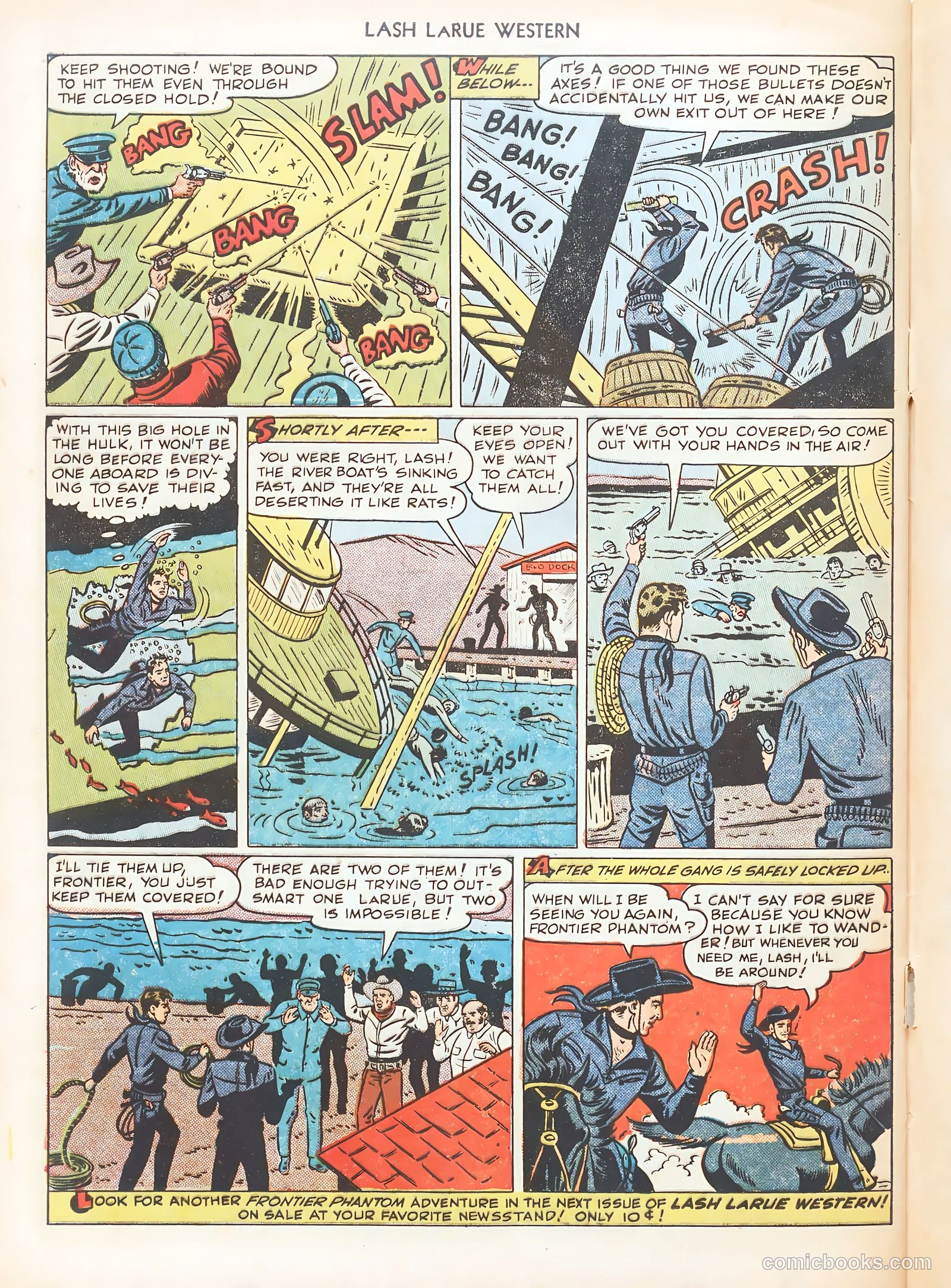 Lash LaRue Western #7 (1950) — page 48 of 52