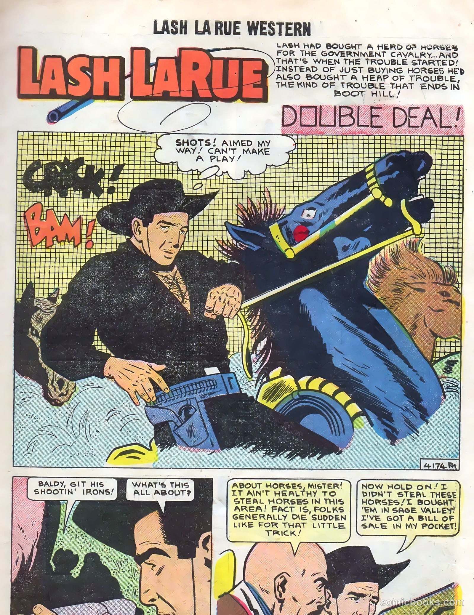 Lash Larue Western #70 (1958) — page 3 of 36