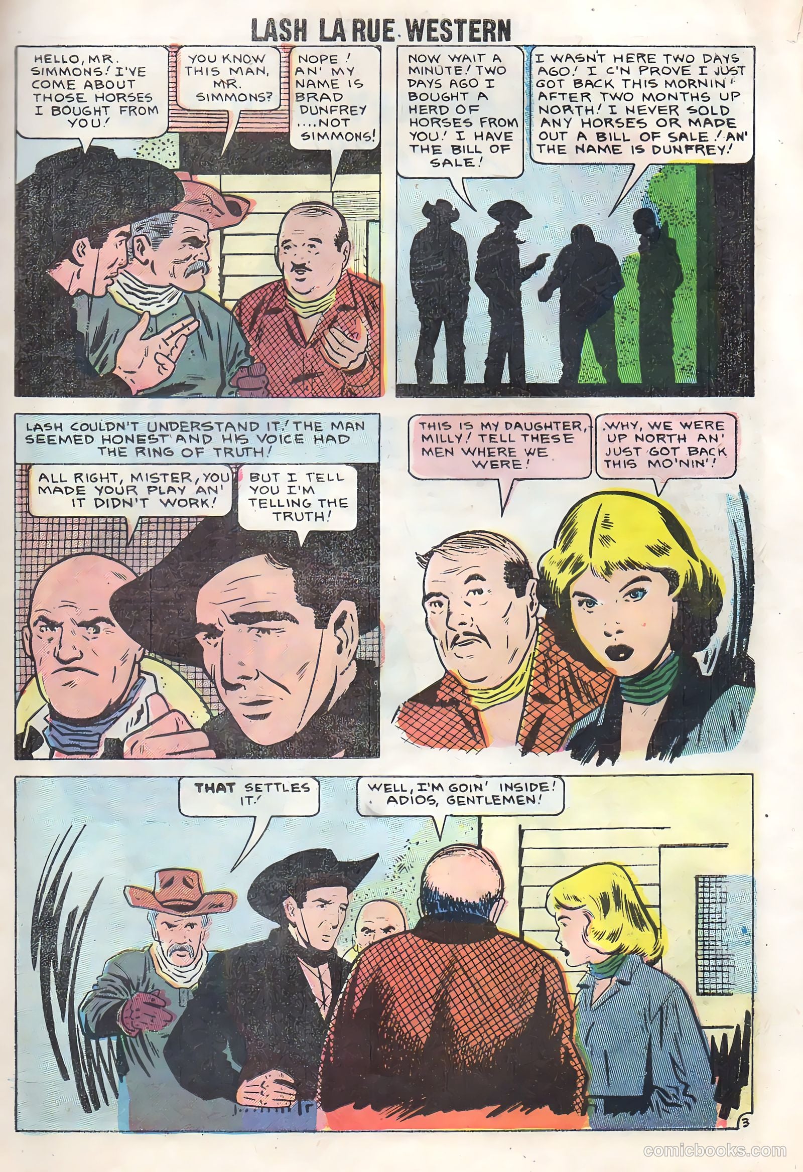 Lash Larue Western #70 (1958) — page 5 of 36