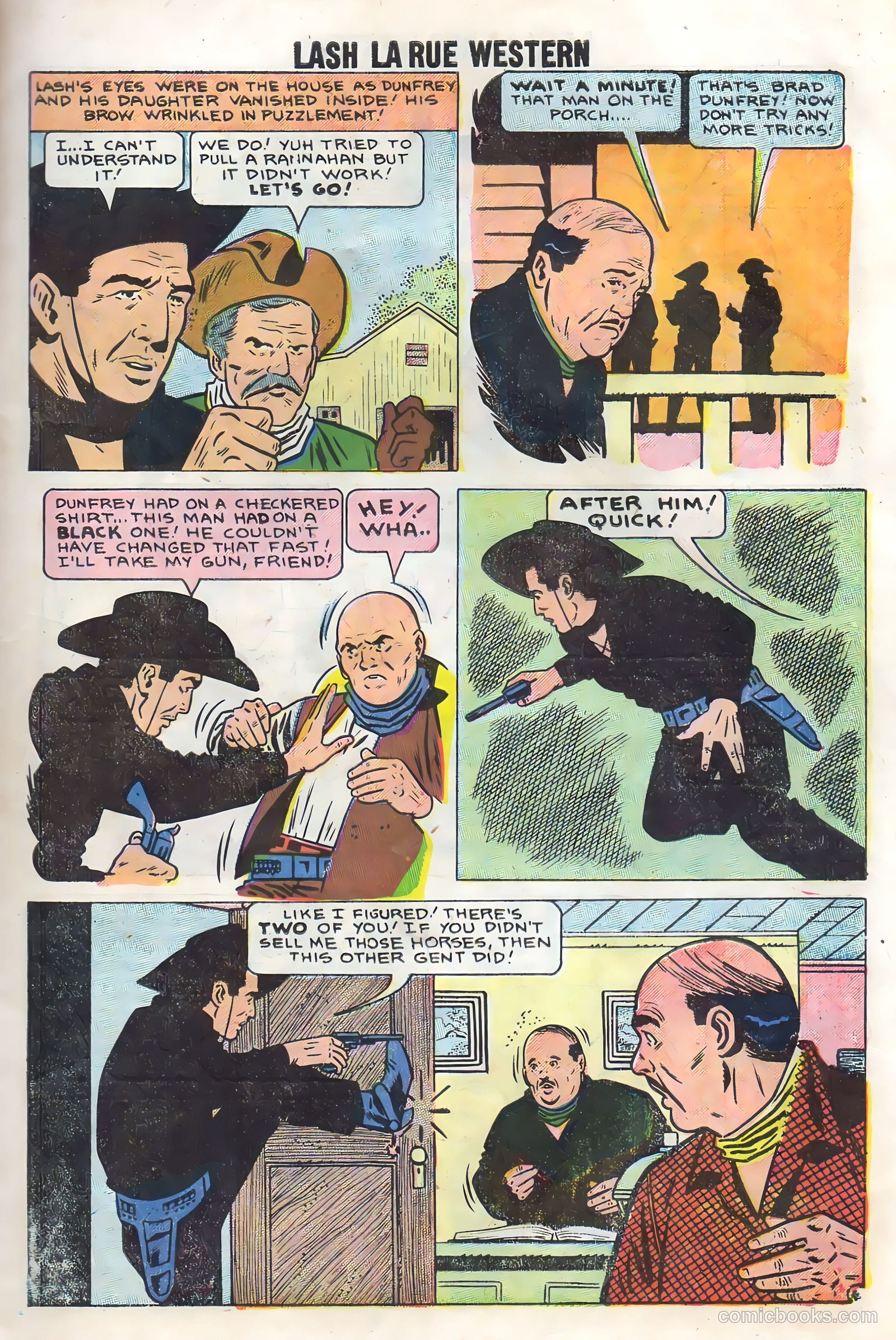 Lash Larue Western #70 (1958) — page 7 of 36