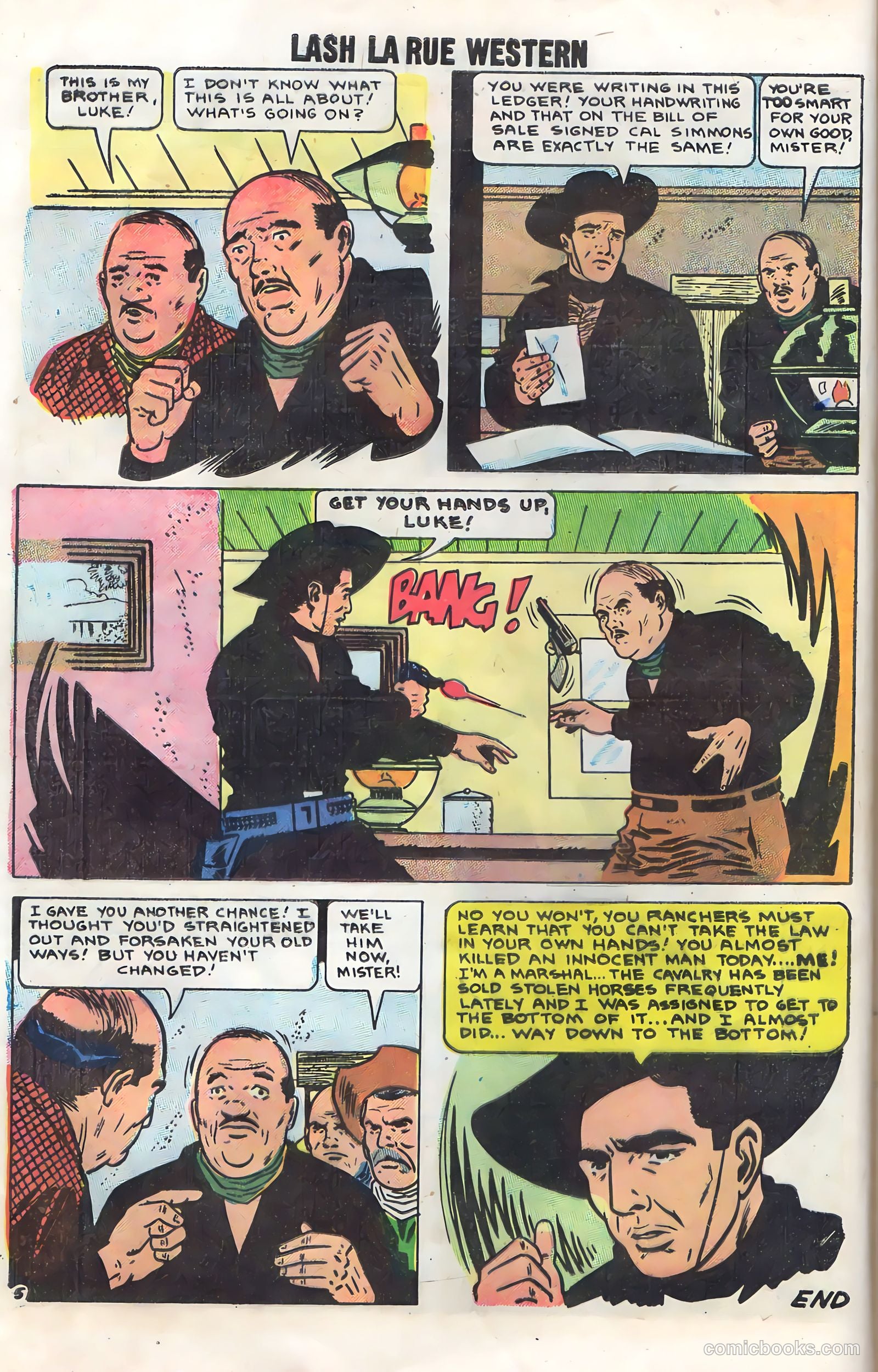 Lash Larue Western #70 (1958) — page 8 of 36