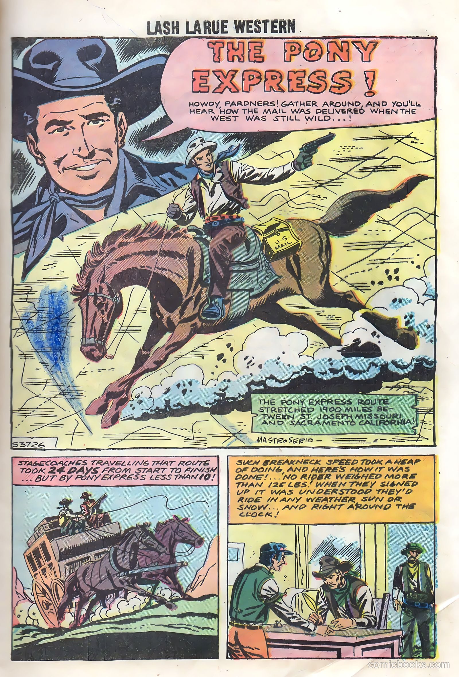 Lash Larue Western #70 (1958) — page 9 of 36