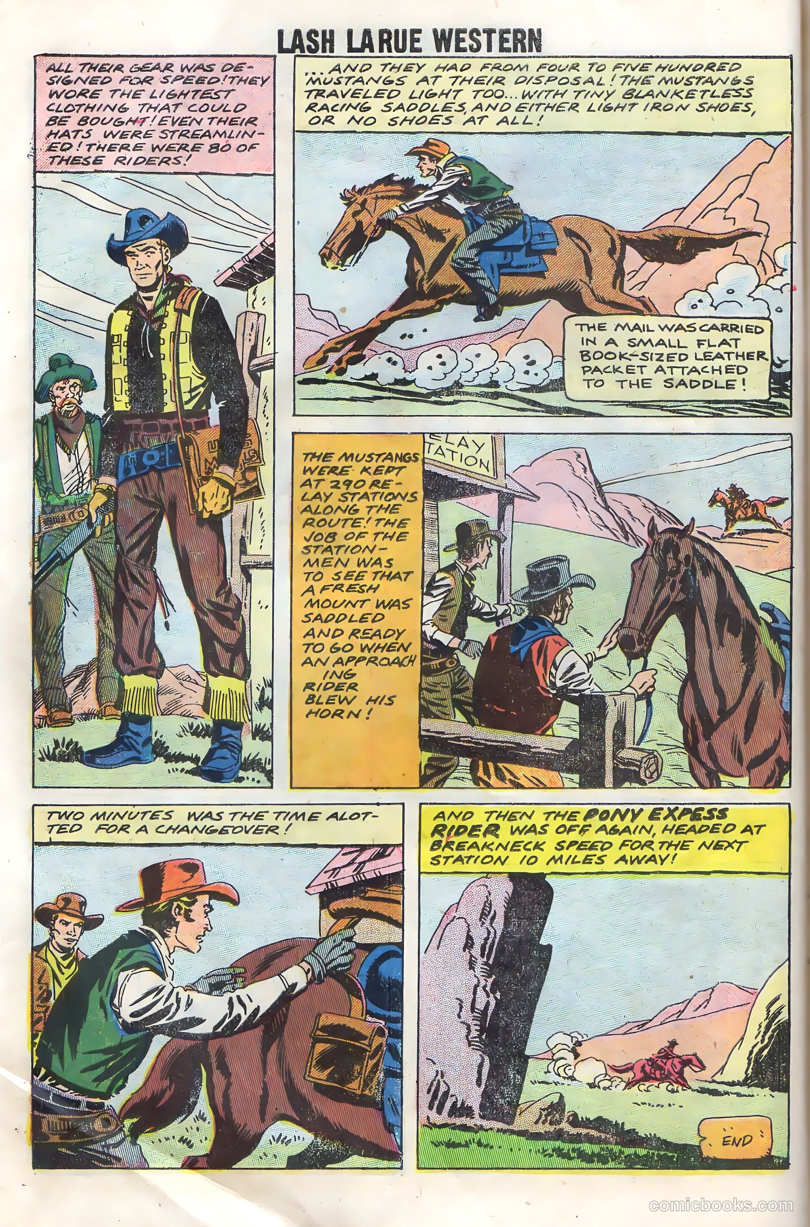 Lash Larue Western #70 (1958) — page 10 of 36