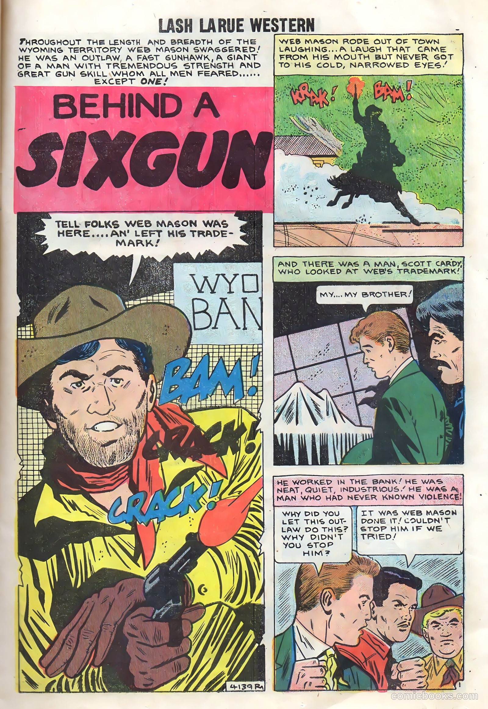 Lash Larue Western #70 (1958) — page 11 of 36