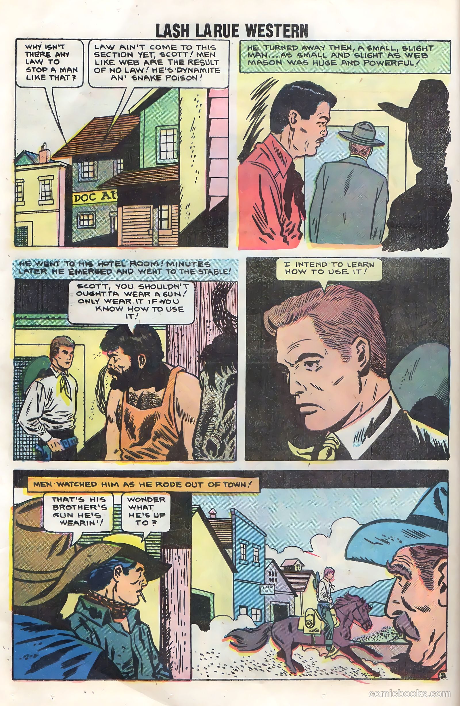 Lash Larue Western #70 (1958) — page 12 of 36