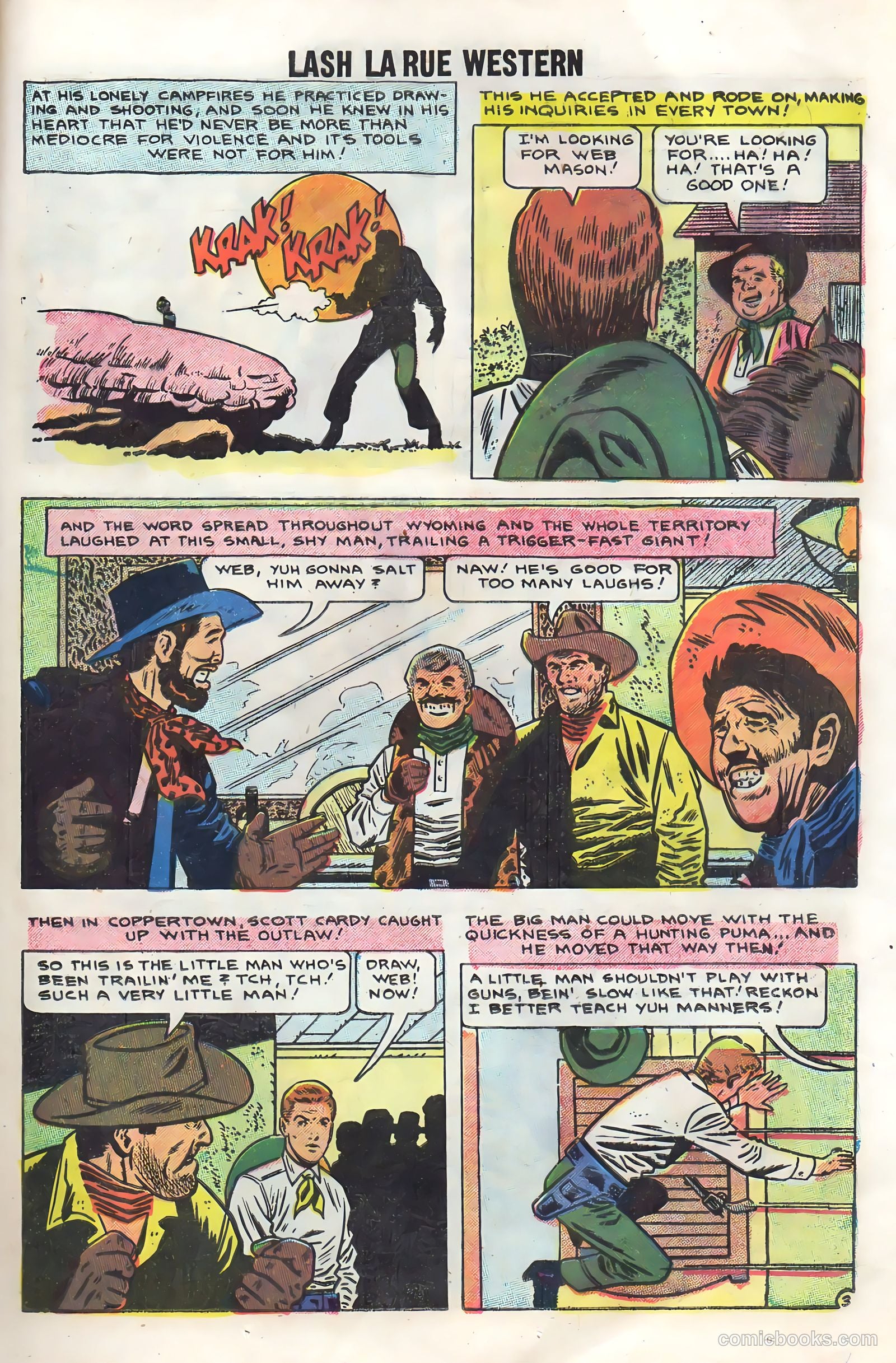 Lash Larue Western #70 (1958) — page 13 of 36