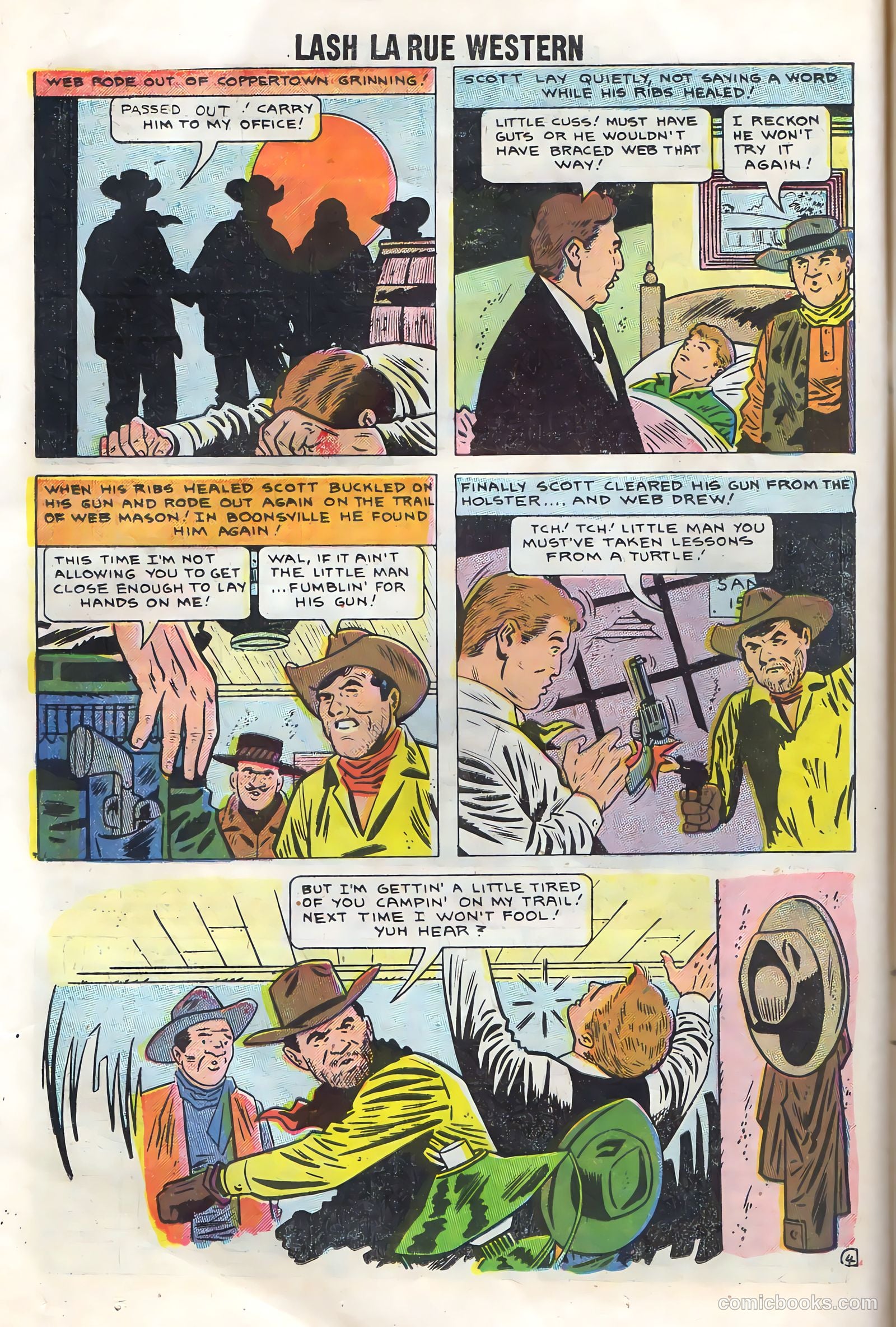 Lash Larue Western #70 (1958) — page 14 of 36