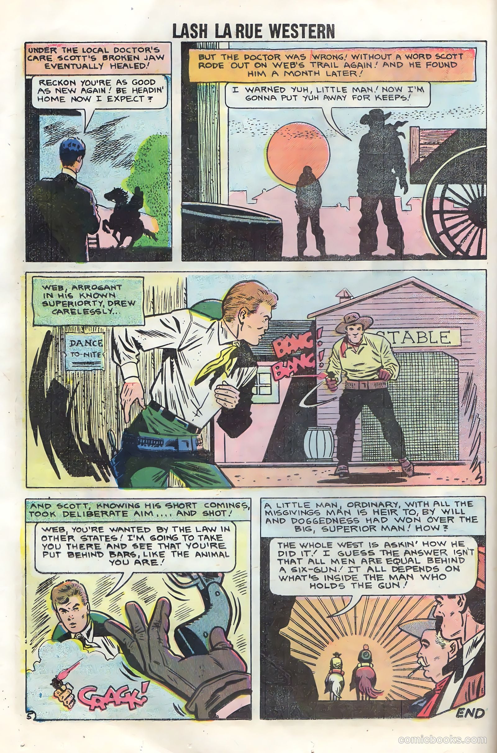 Lash Larue Western #70 (1958) — page 16 of 36