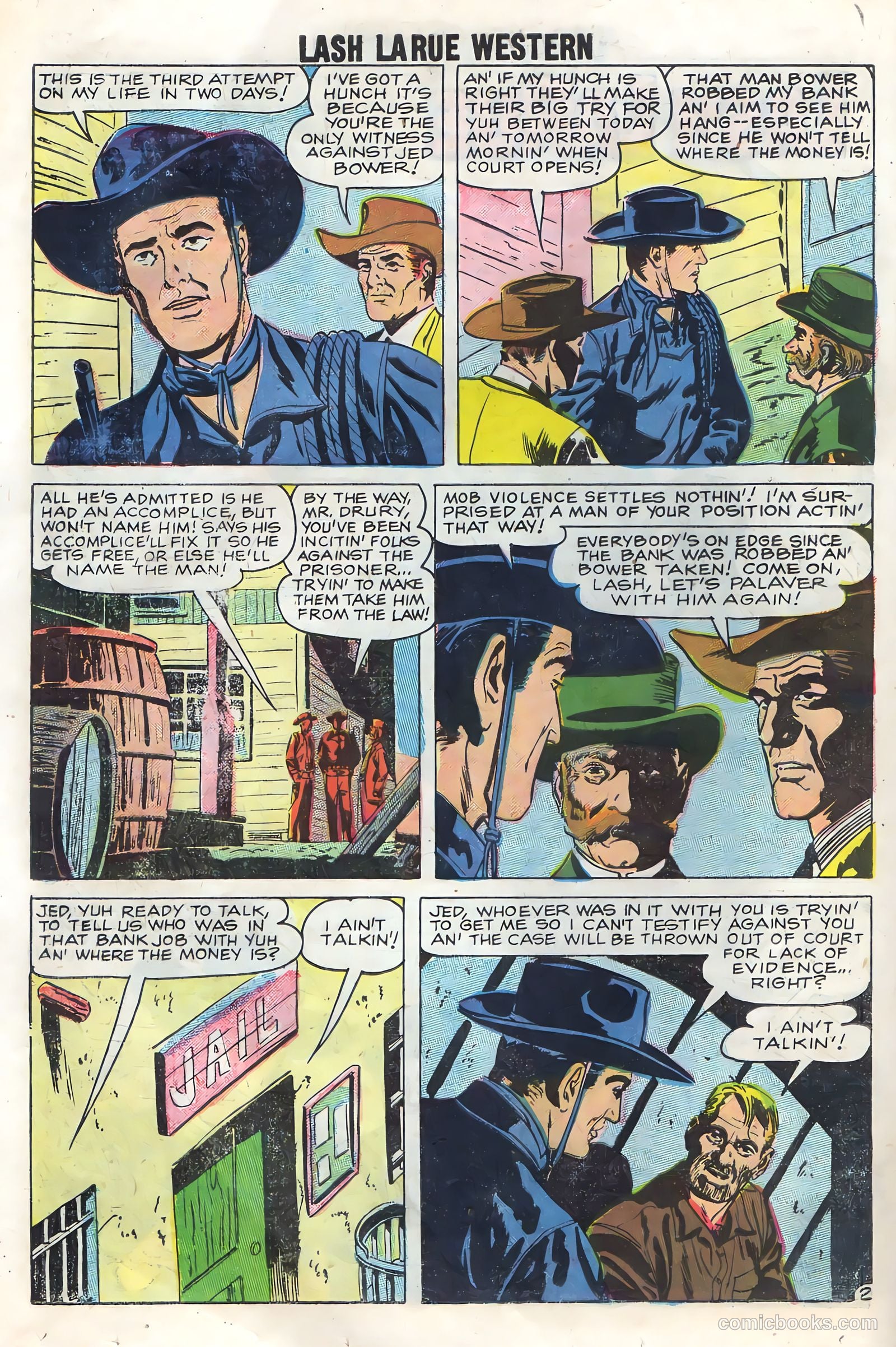Lash Larue Western #70 (1958) — page 18 of 36