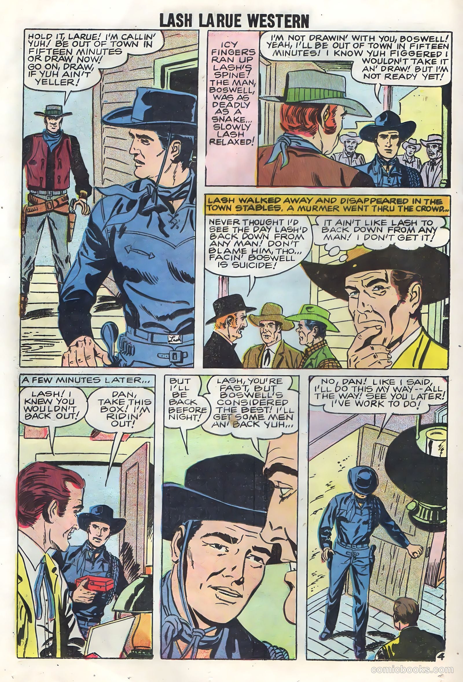 Lash Larue Western #70 (1958) — page 20 of 36