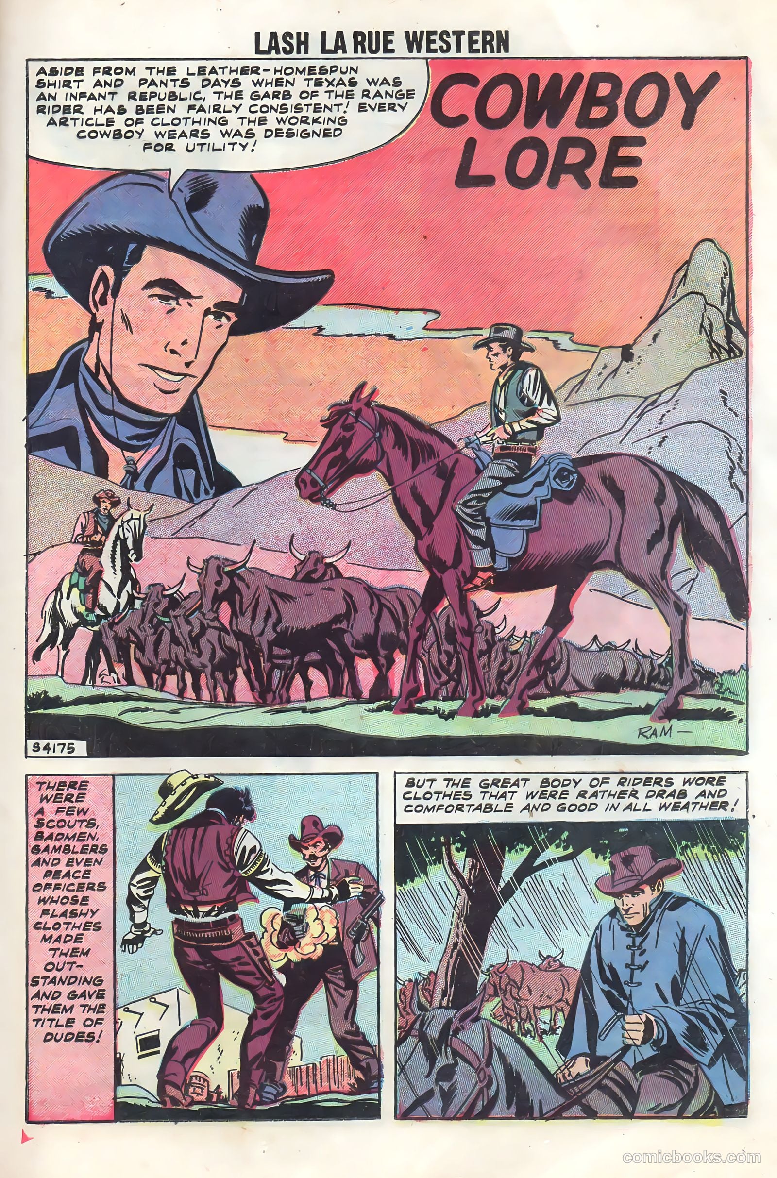 Lash Larue Western #70 (1958) — page 25 of 36