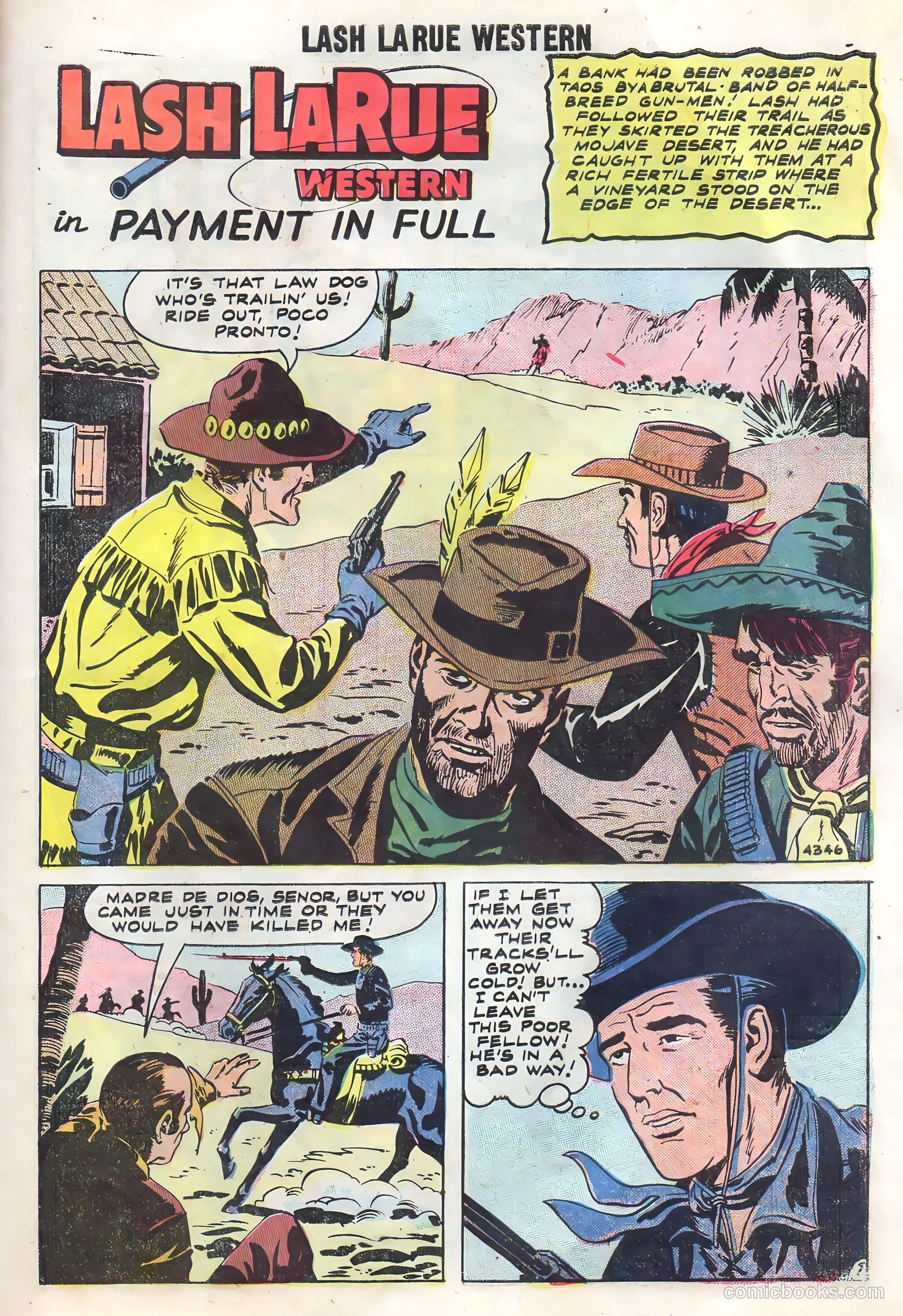 Lash Larue Western #70 (1958) — page 27 of 36
