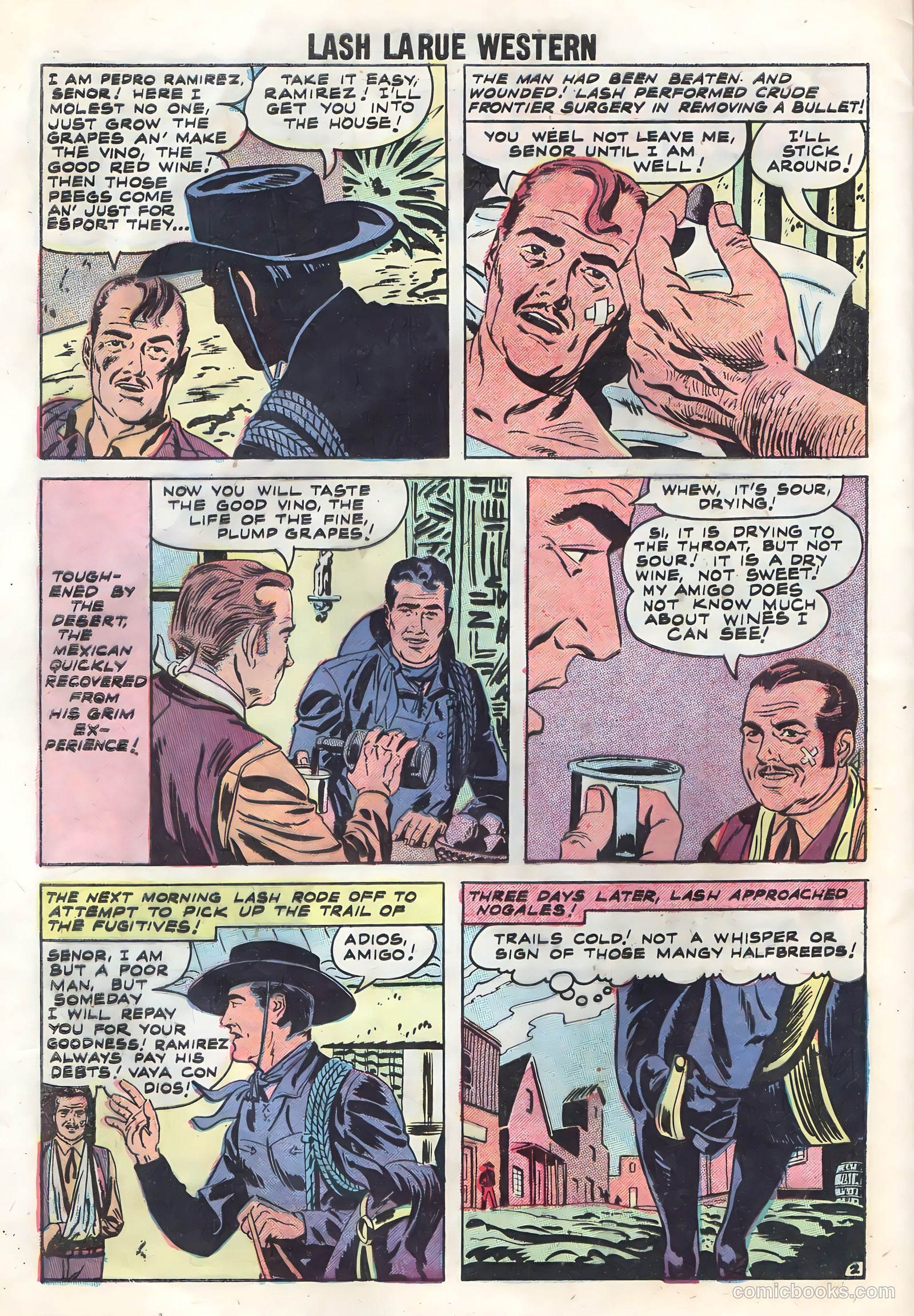 Lash Larue Western #70 (1958) — page 28 of 36