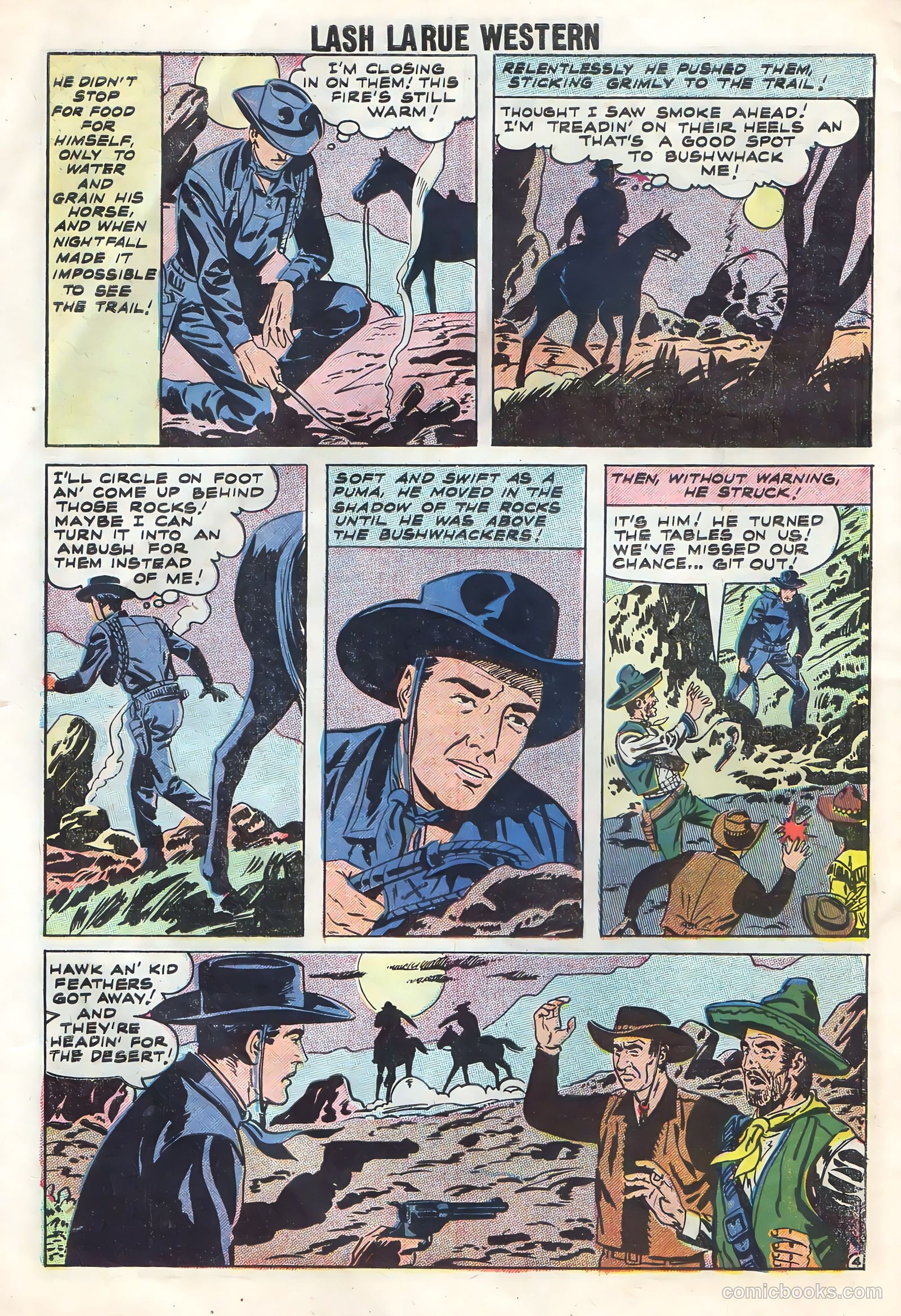 Lash Larue Western #70 (1958) — page 30 of 36