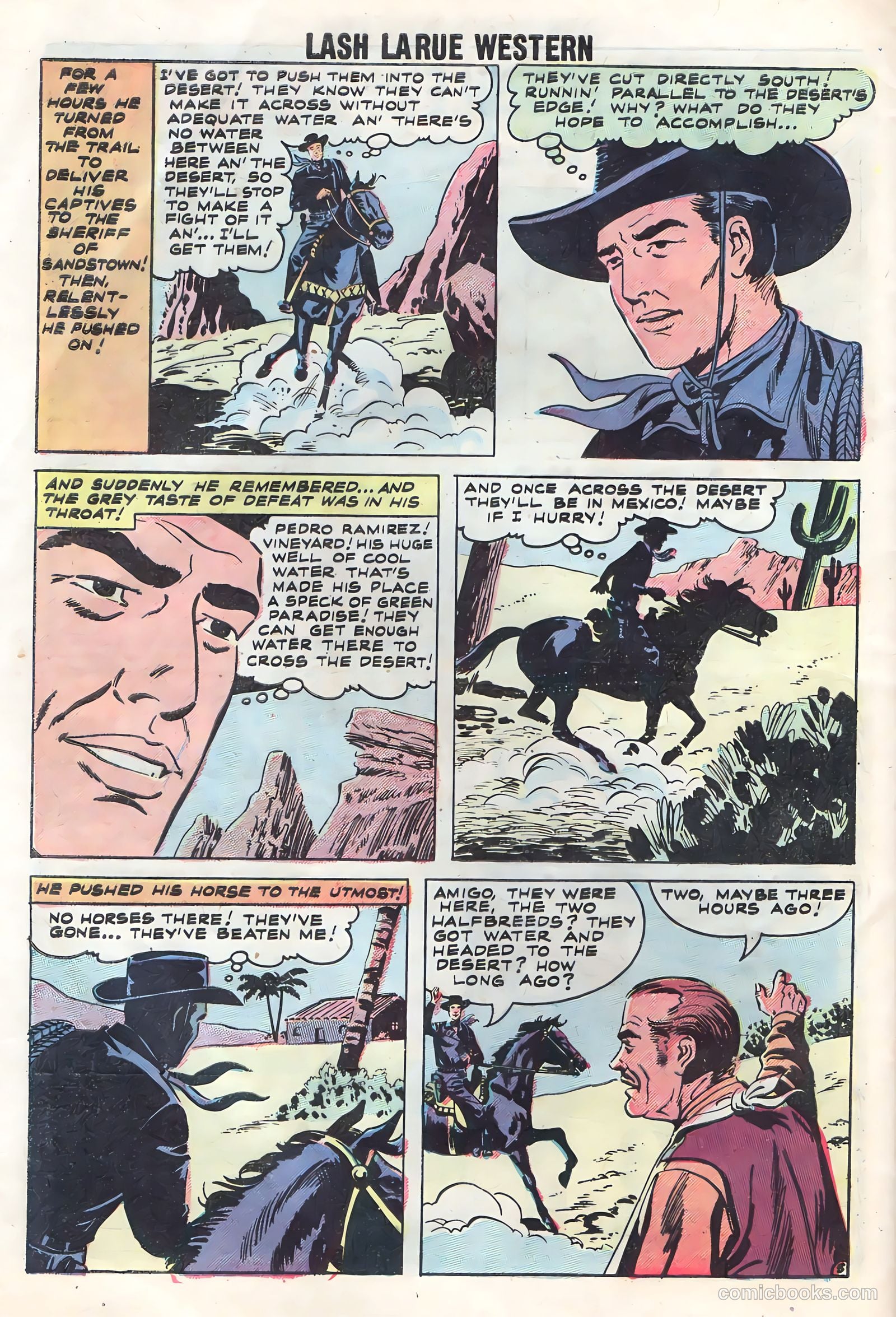 Lash Larue Western #70 (1958) — page 32 of 36