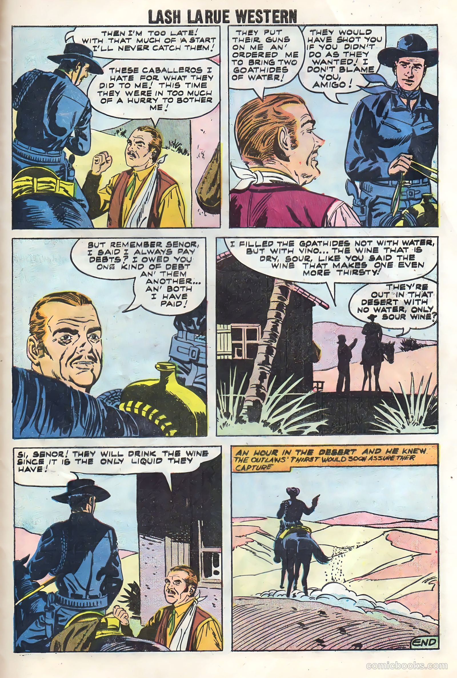 Lash Larue Western #70 (1958) — page 33 of 36