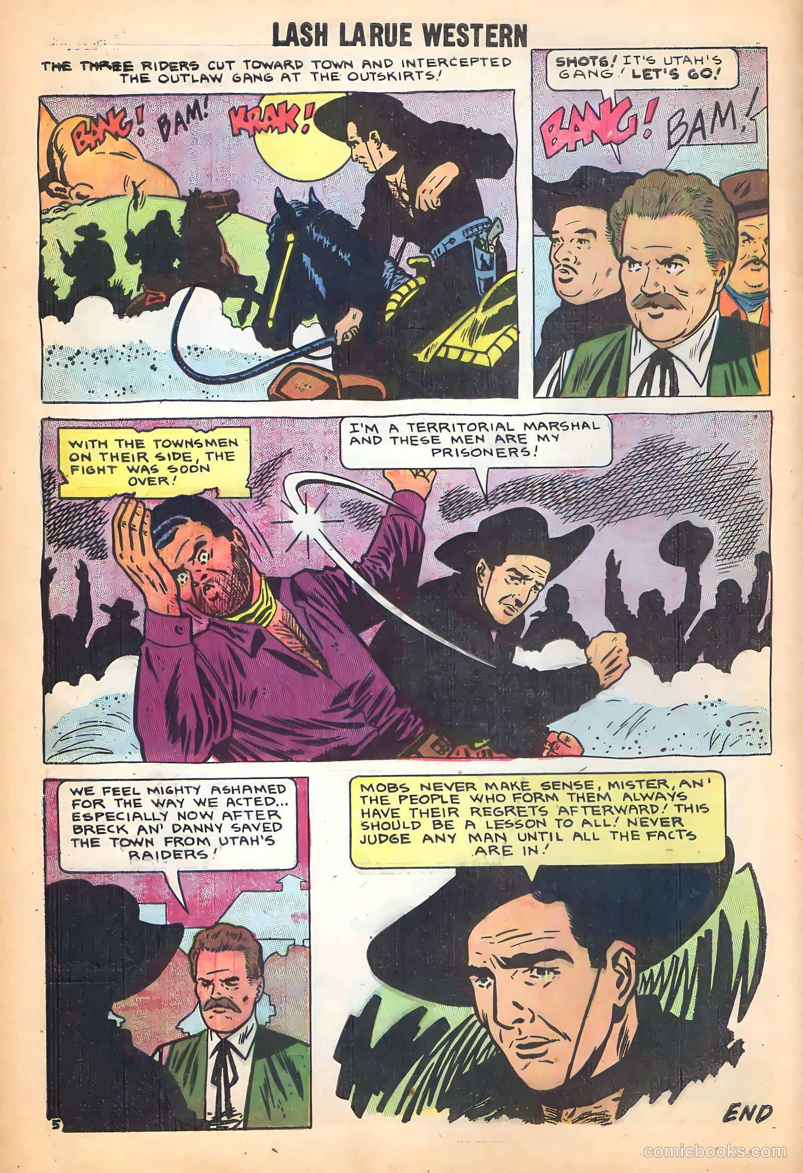 Lash Larue Western #71 (1959) — page 9 of 37