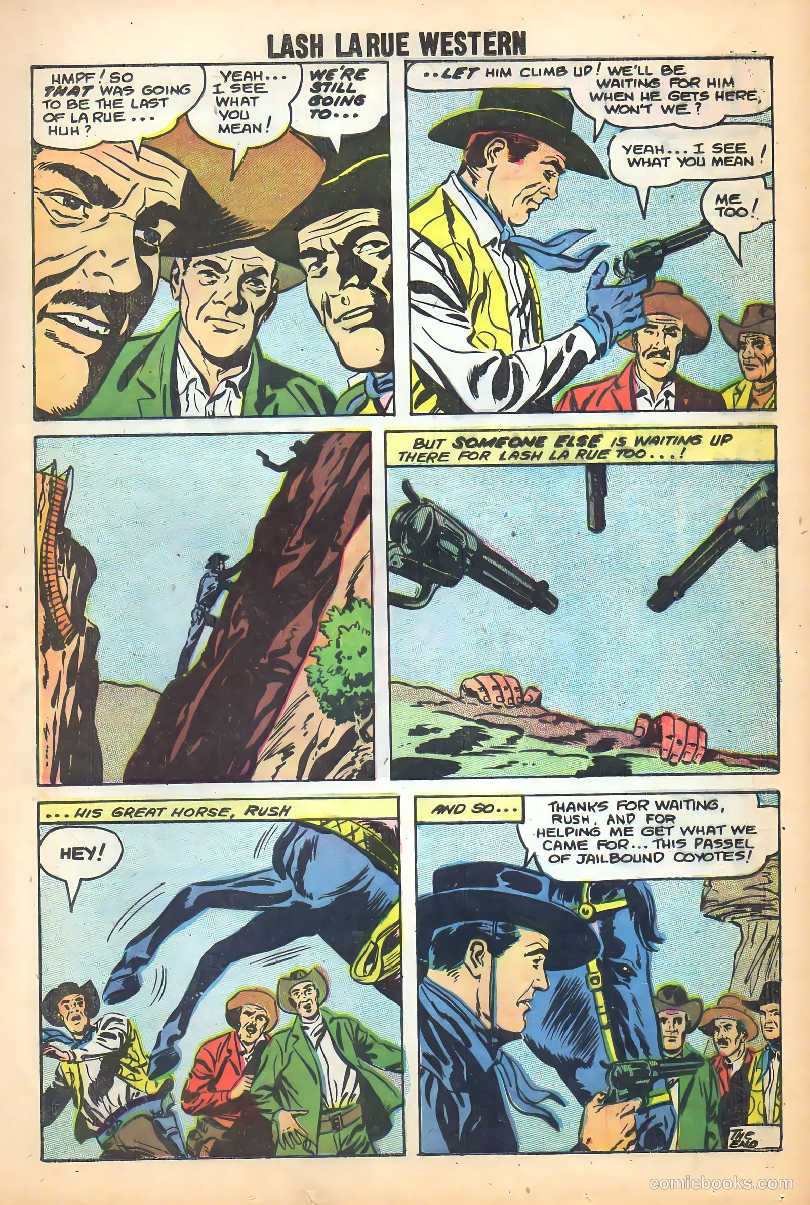 Lash Larue Western #71 (1959) — page 18 of 37