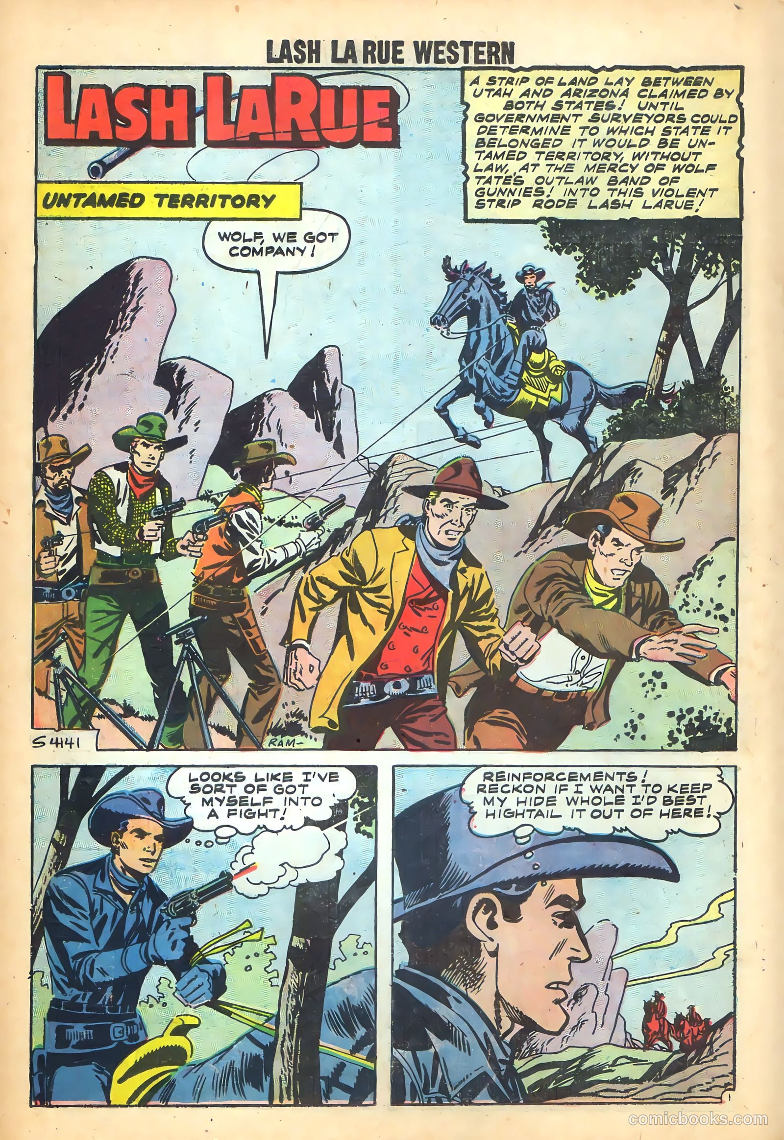 Lash Larue Western #71 (1959) — page 19 of 37