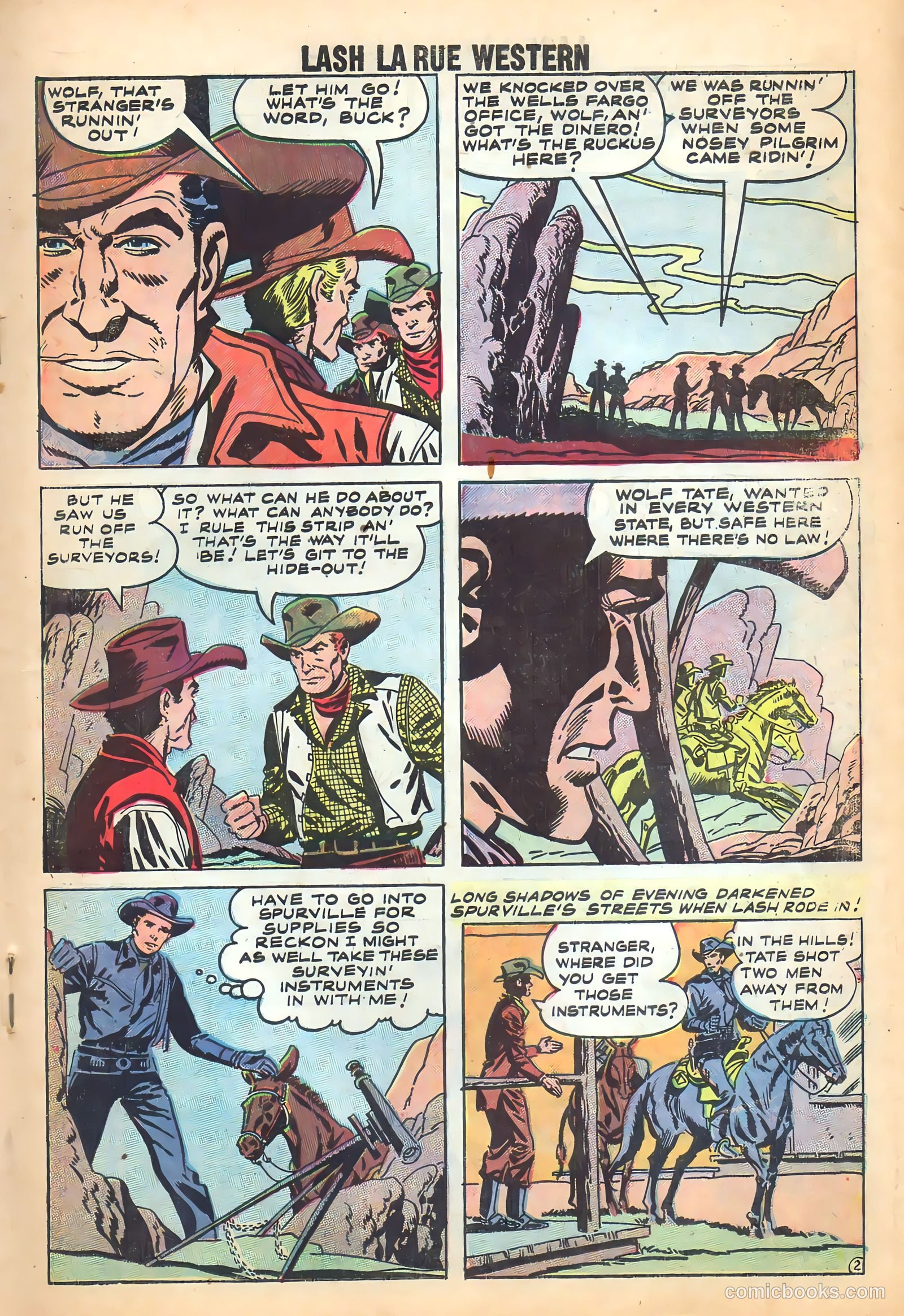 Lash Larue Western #71 (1959) — page 20 of 37