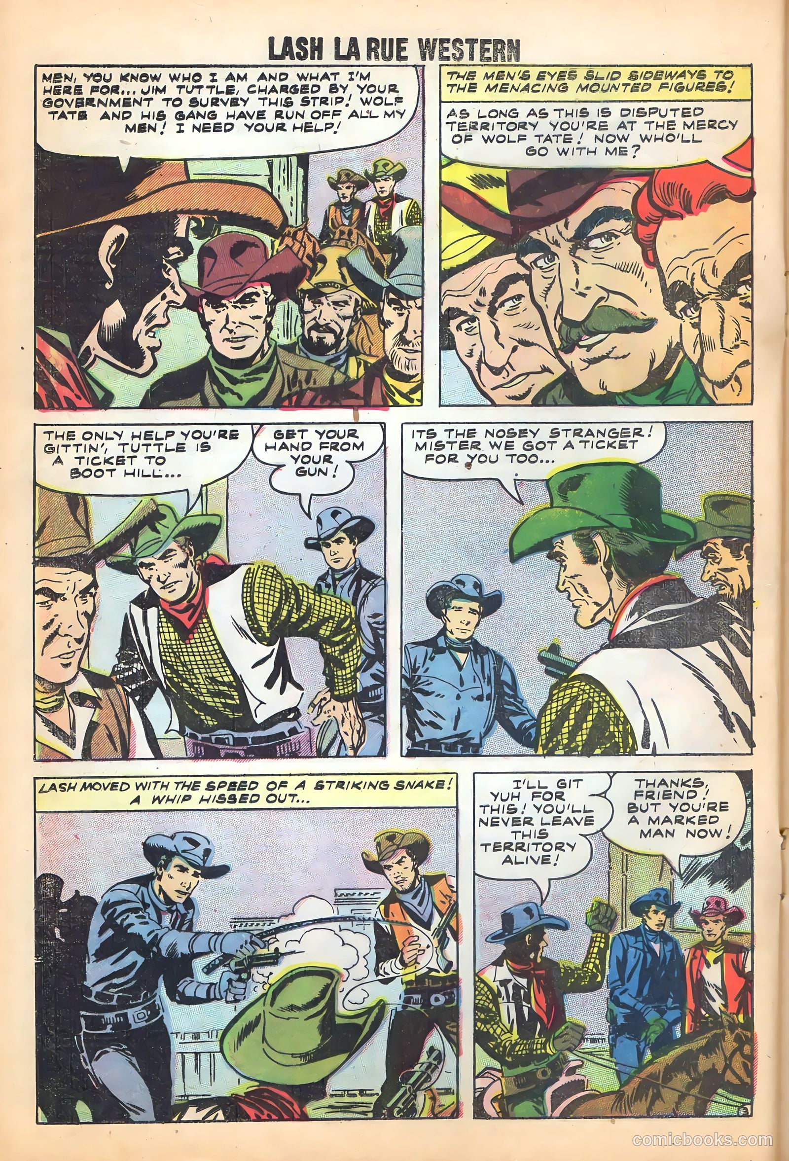 Lash Larue Western #71 (1959) — page 21 of 37