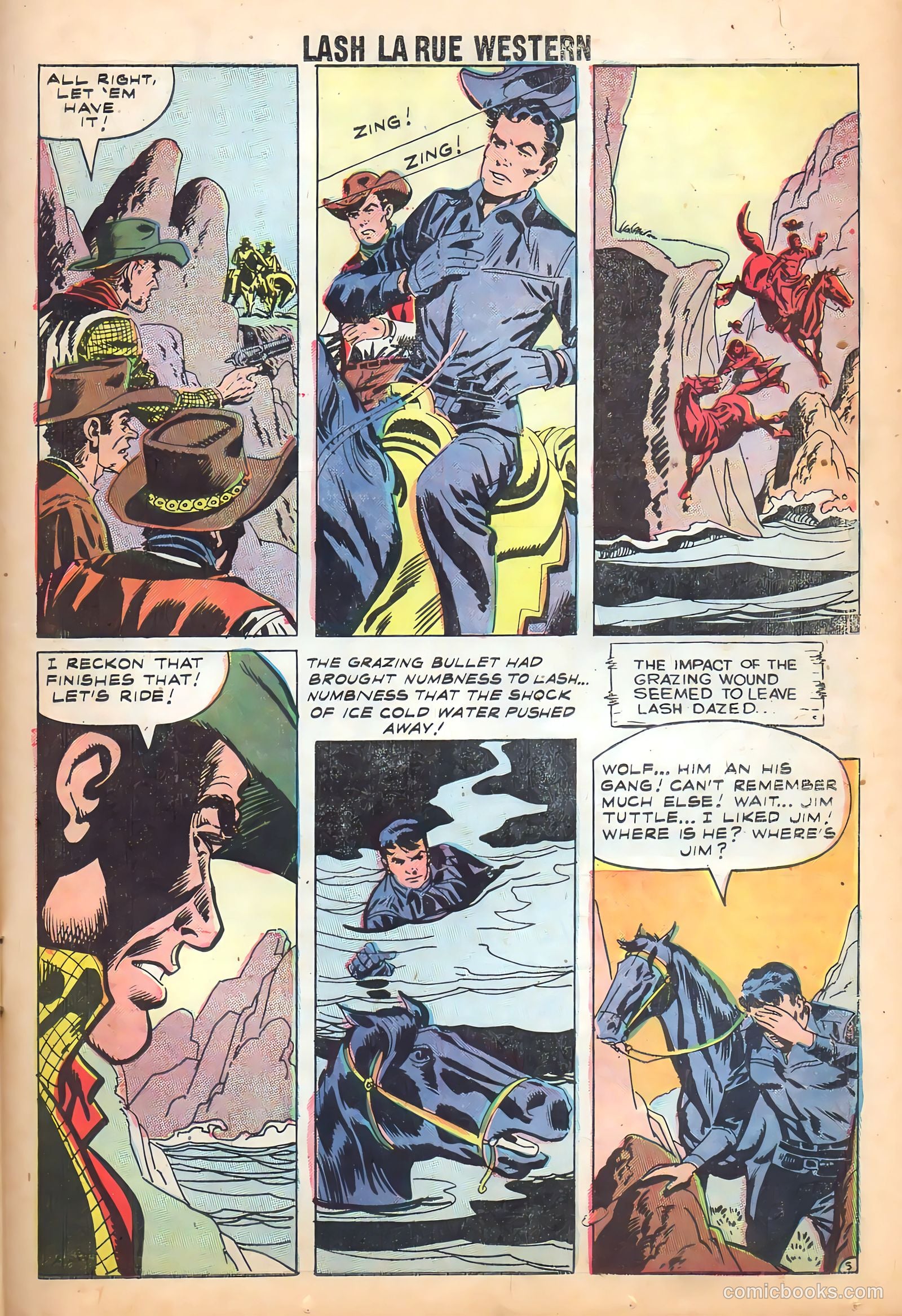 Lash Larue Western #71 (1959) — page 24 of 37