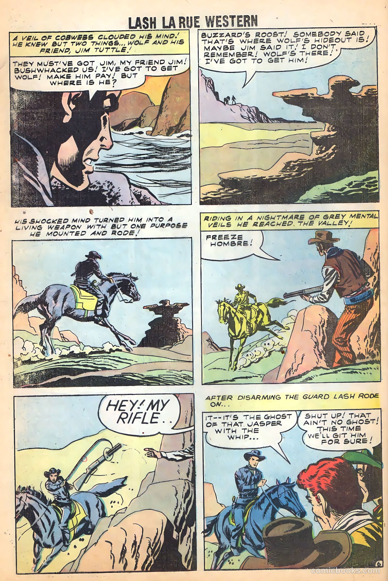 Lash Larue Western #71 (1959) — page 25 of 37