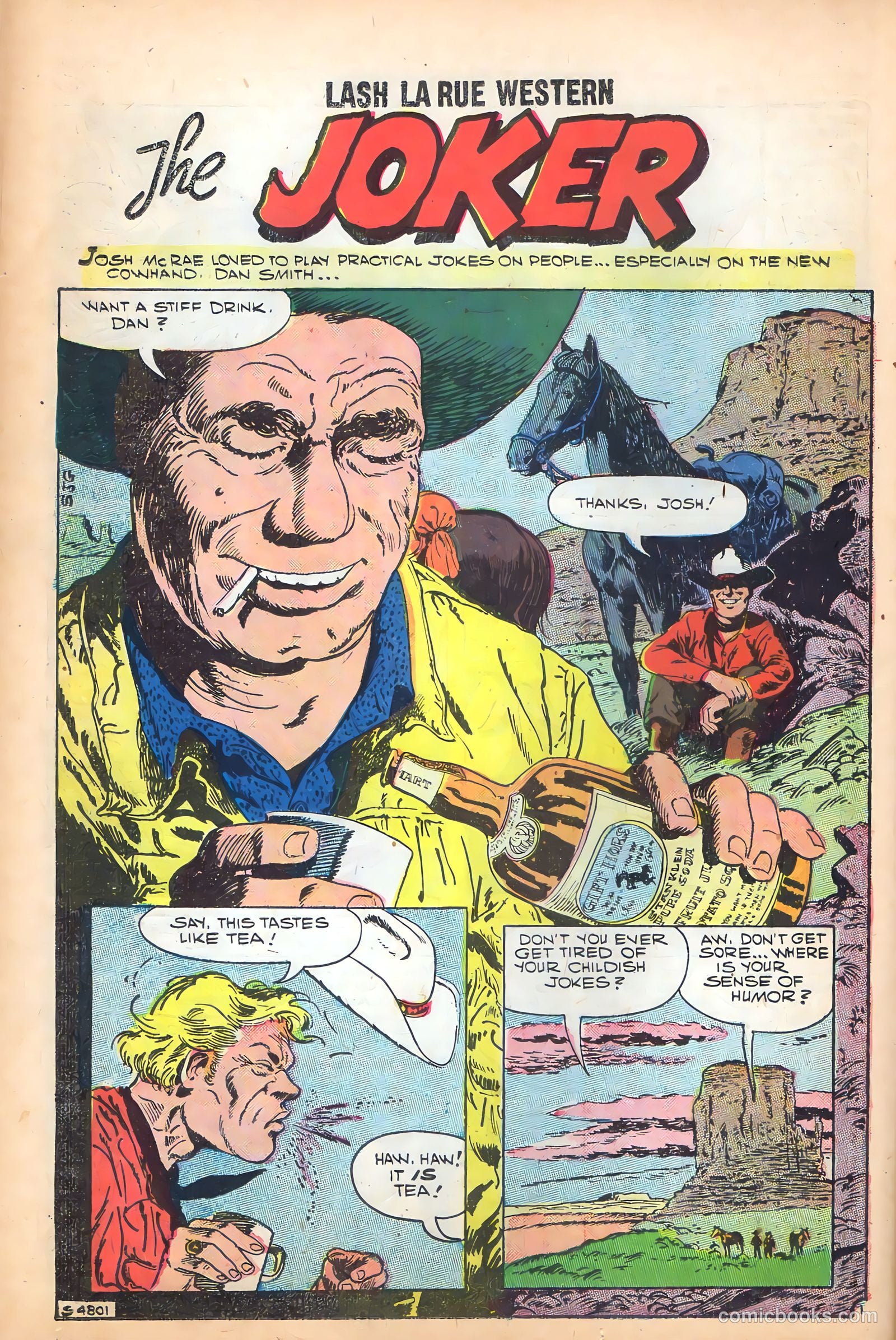 Lash Larue Western #71 (1959) — page 27 of 37