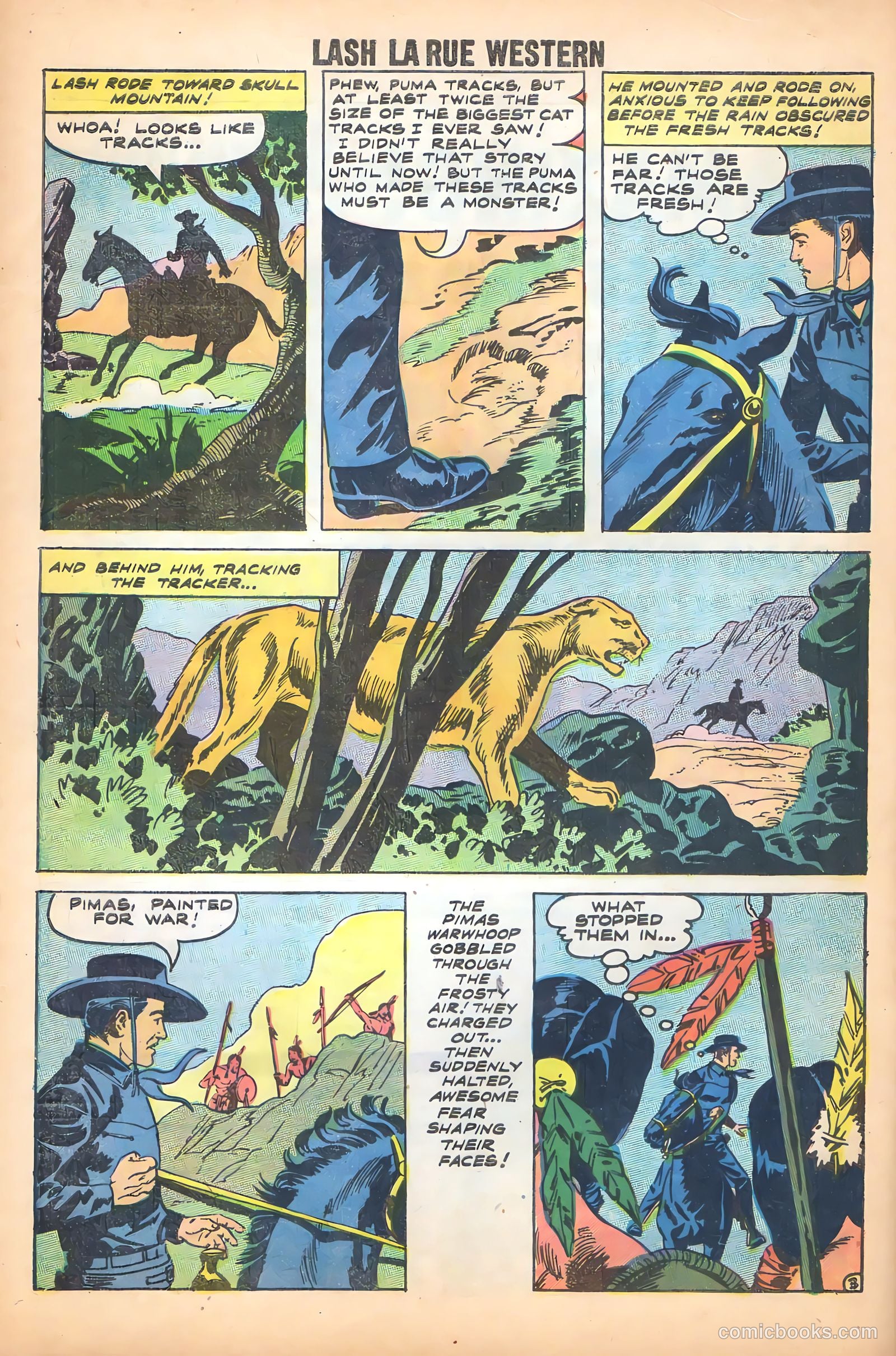 Lash Larue Western #71 (1959) — page 33 of 37