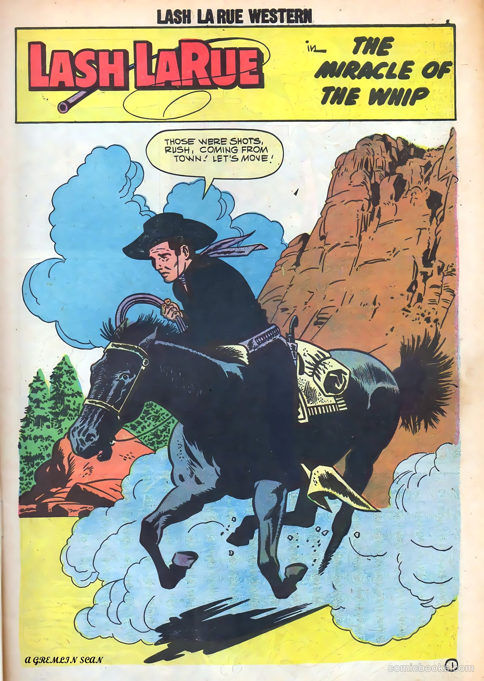Lash Larue Western #72 (1959) — page 3 of 36