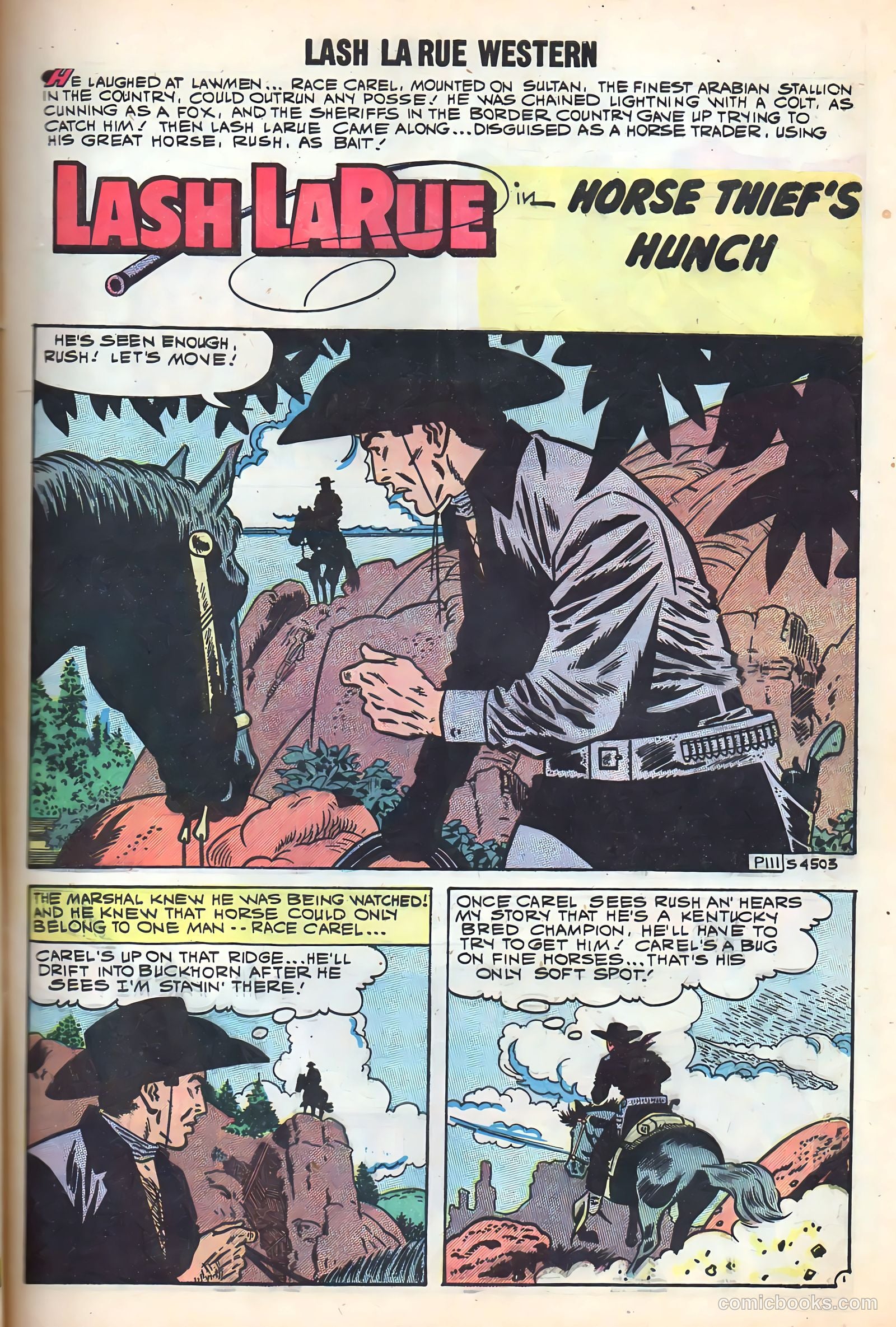 Lash Larue Western #72 (1959) — page 9 of 36