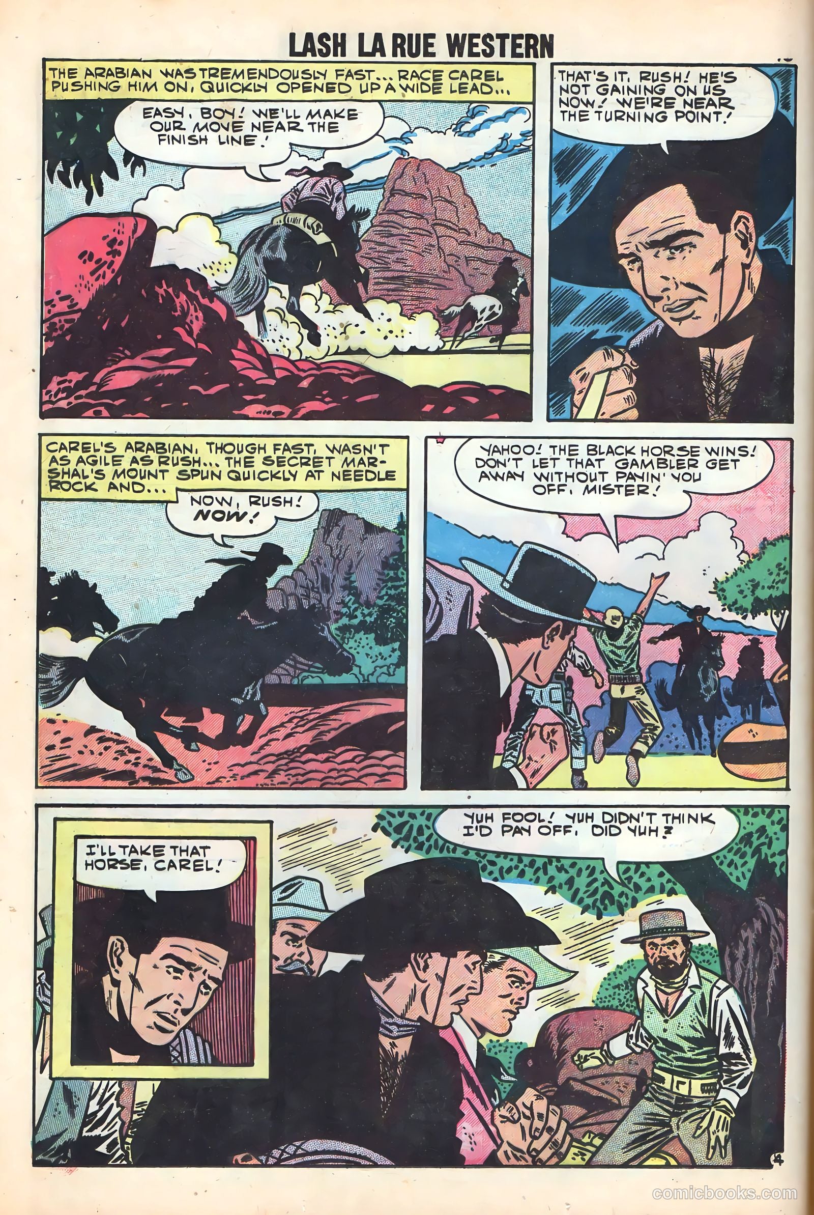 Lash Larue Western #72 (1959) — page 12 of 36