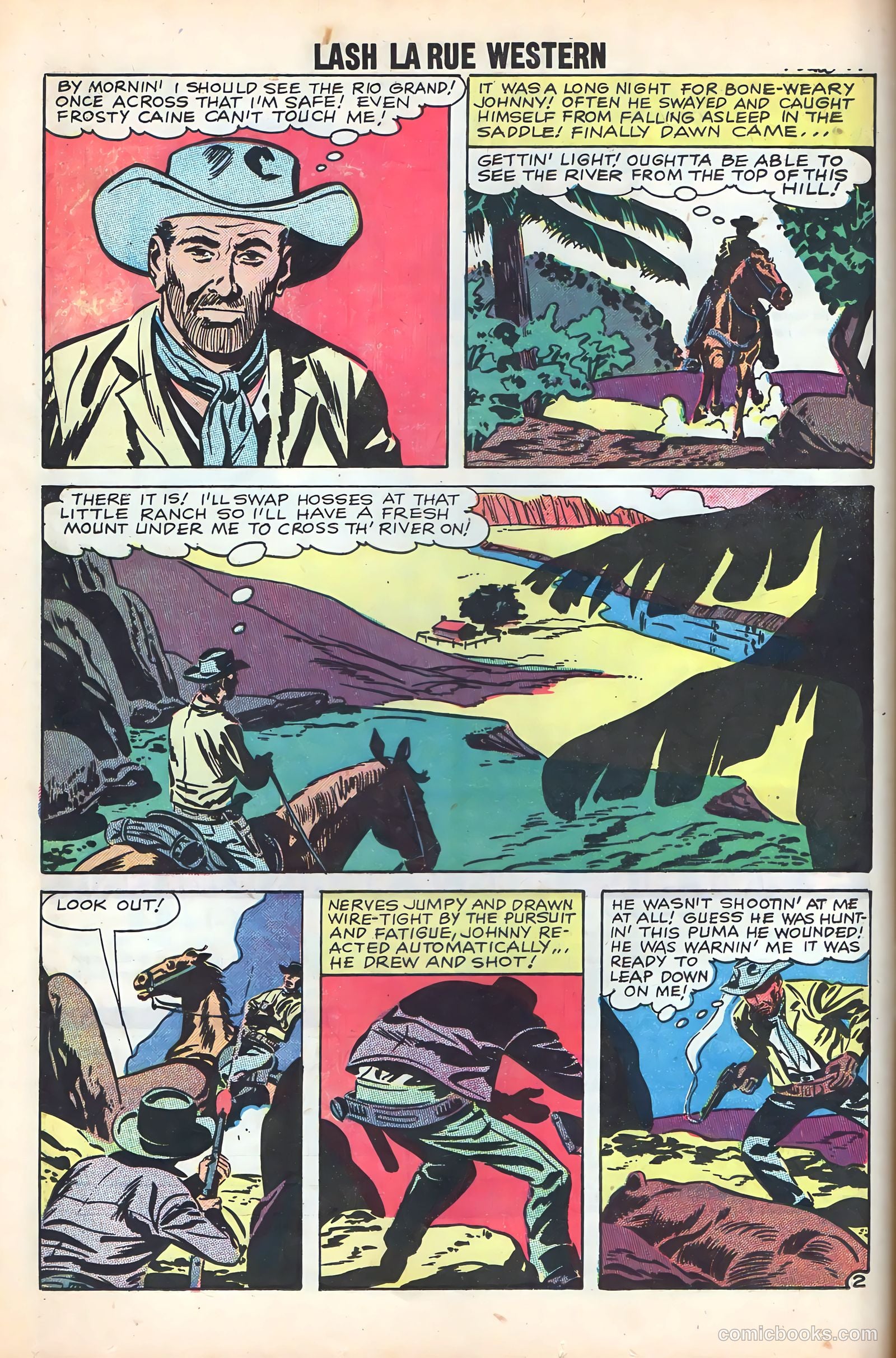 Lash Larue Western #72 (1959) — page 16 of 36
