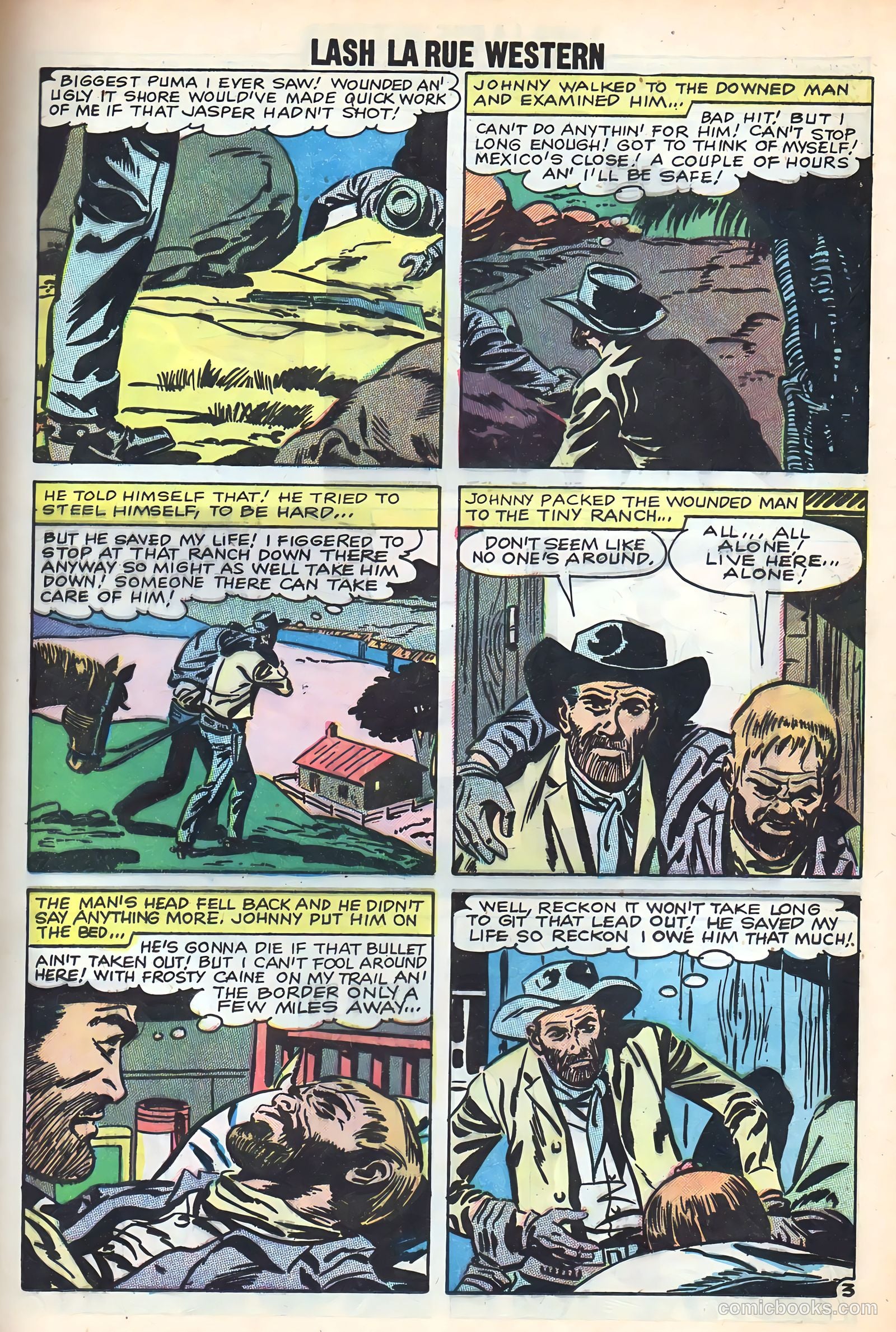 Lash Larue Western #72 (1959) — page 17 of 36