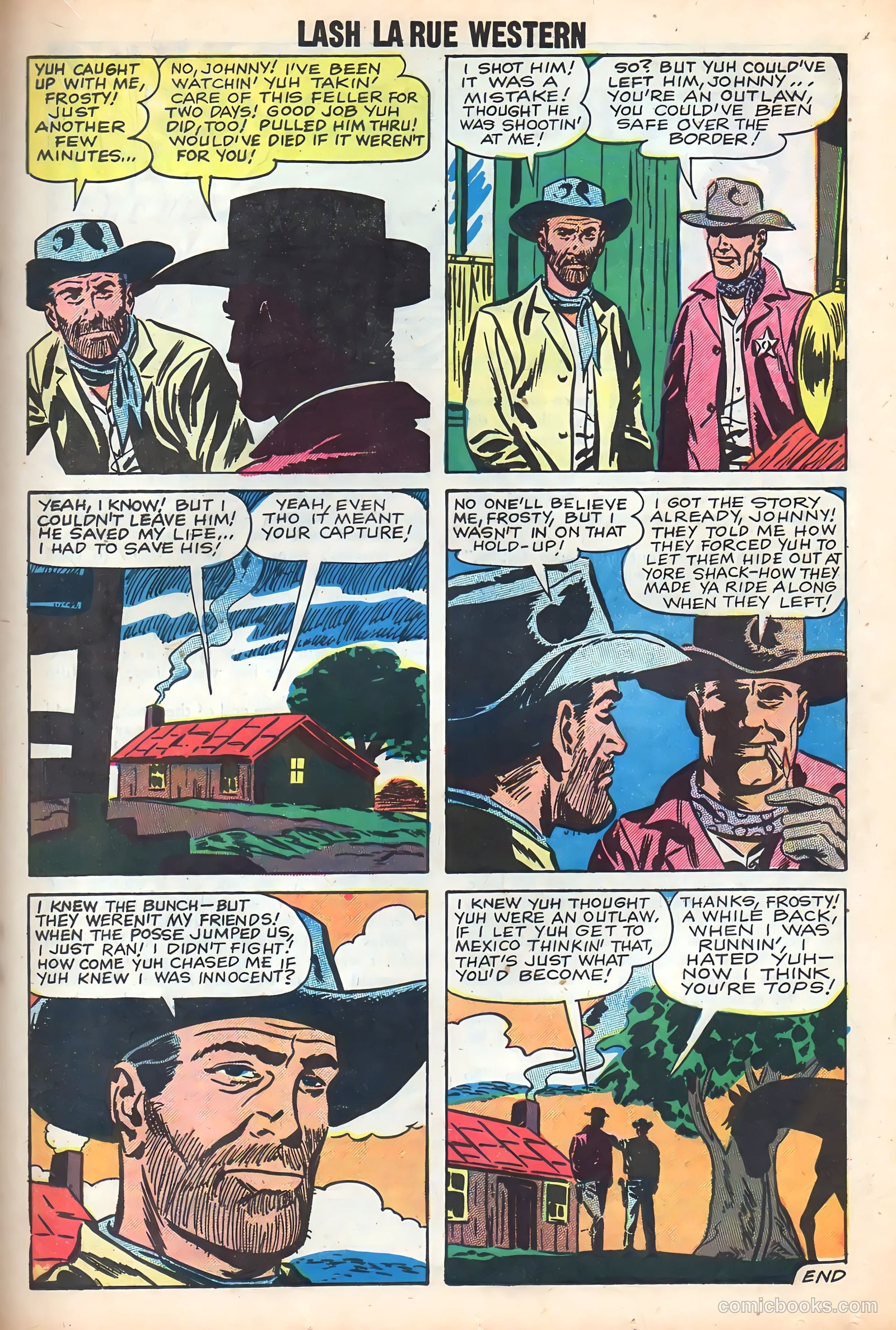 Lash Larue Western #72 (1959) — page 19 of 36