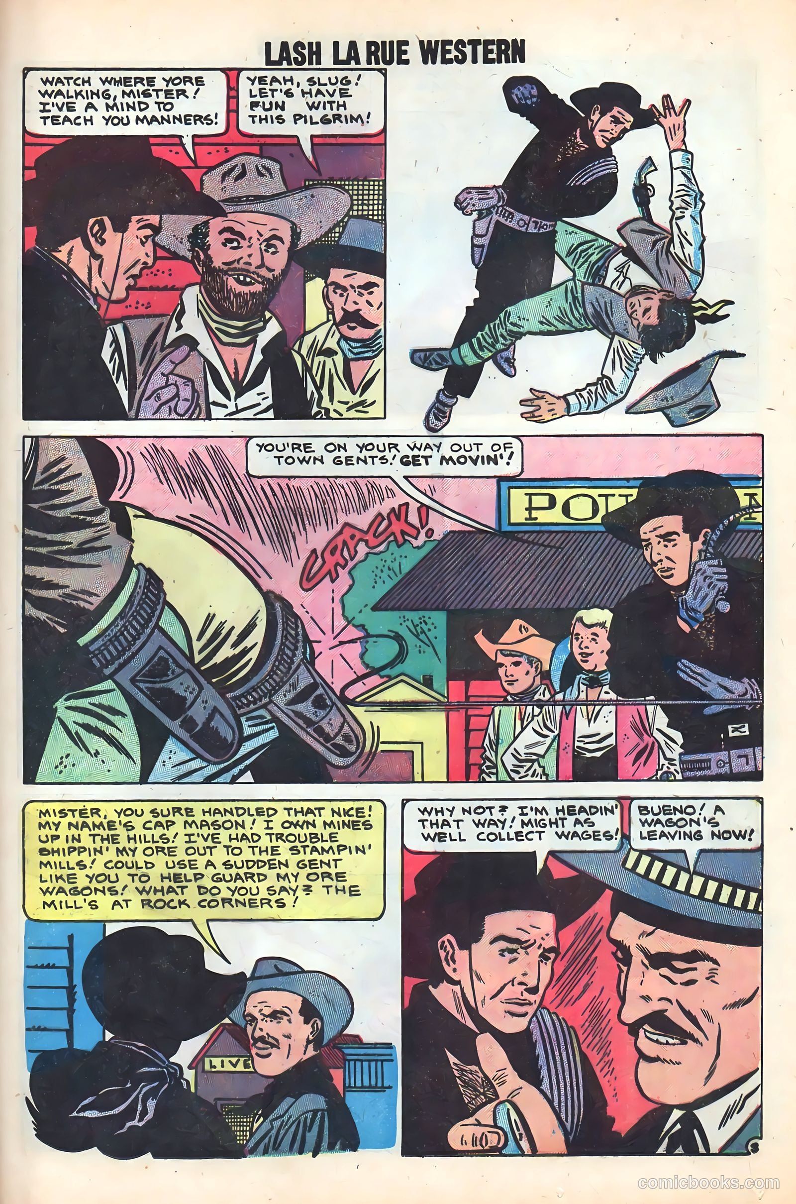 Lash Larue Western #72 (1959) — page 25 of 36