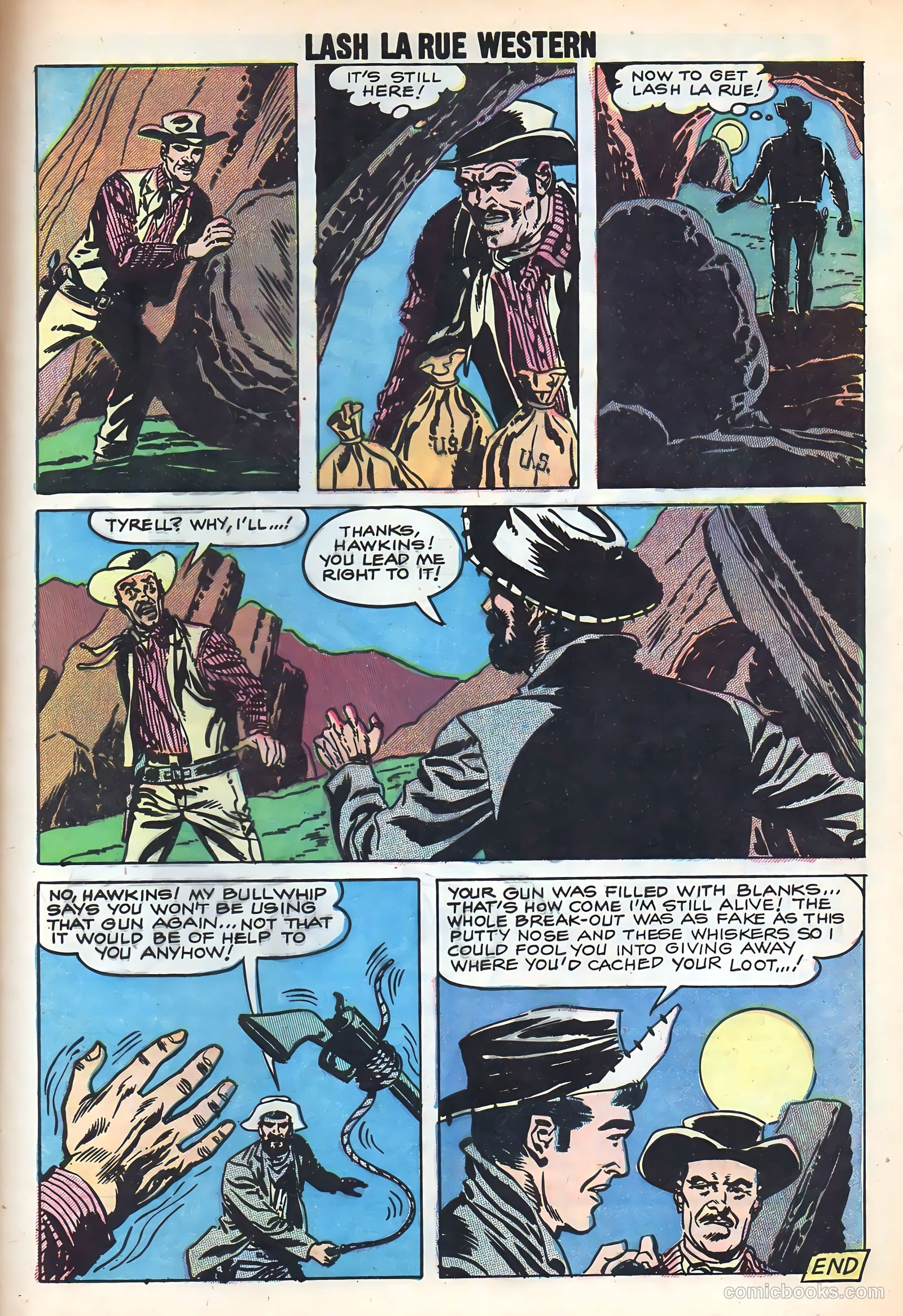 Lash Larue Western #72 (1959) — page 33 of 36