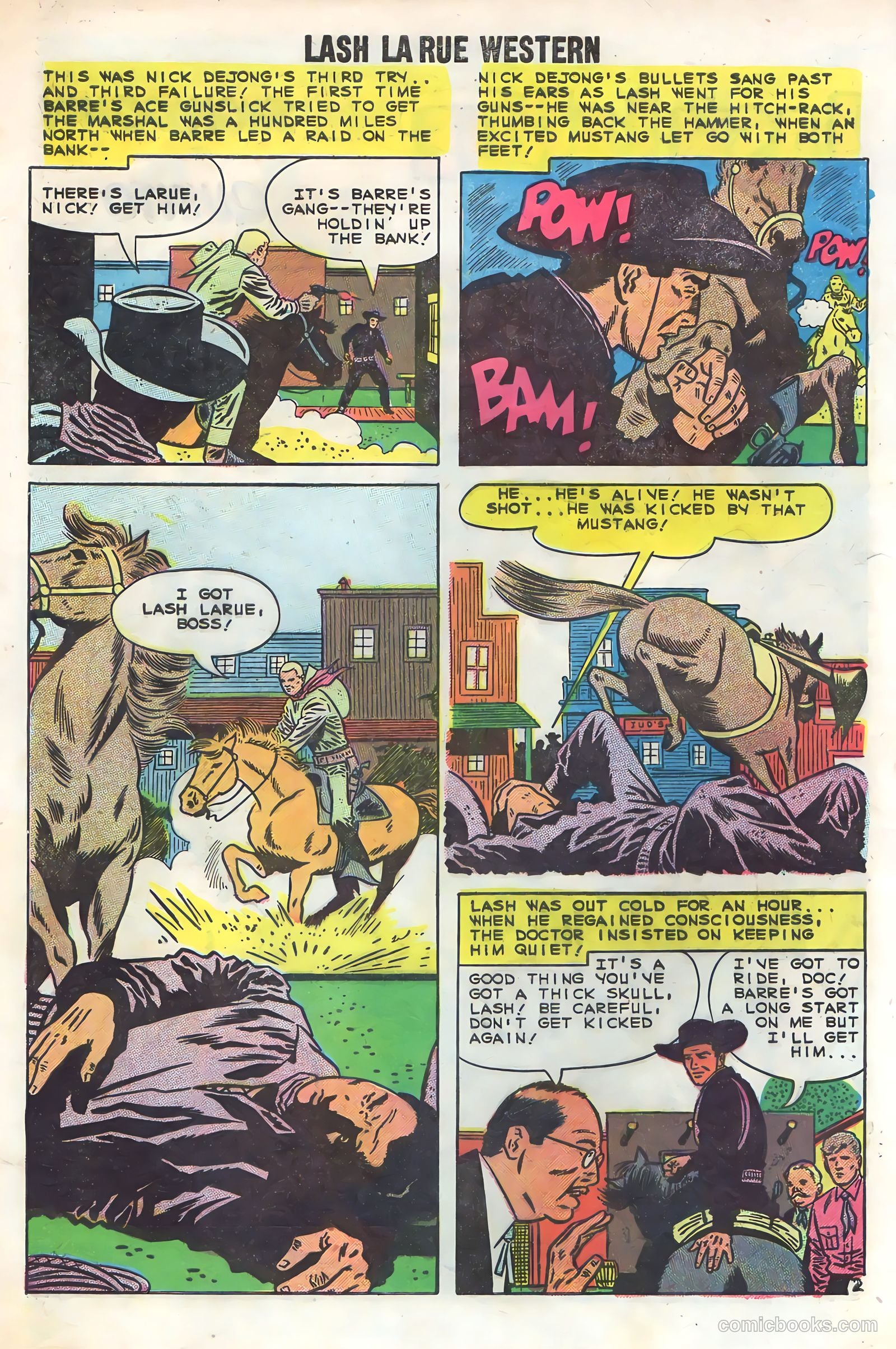 Lash Larue Western #73 (1959) — page 4 of 37