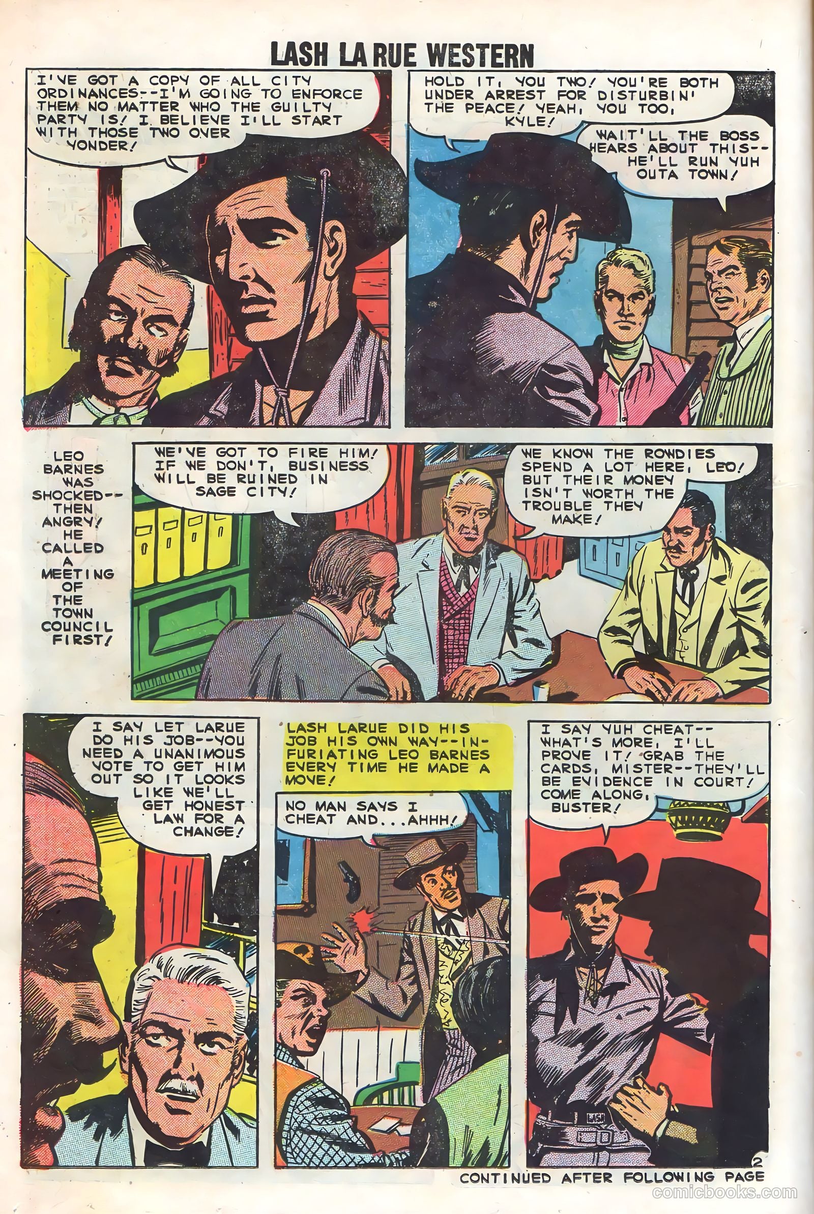 Lash Larue Western #73 (1959) — page 14 of 37