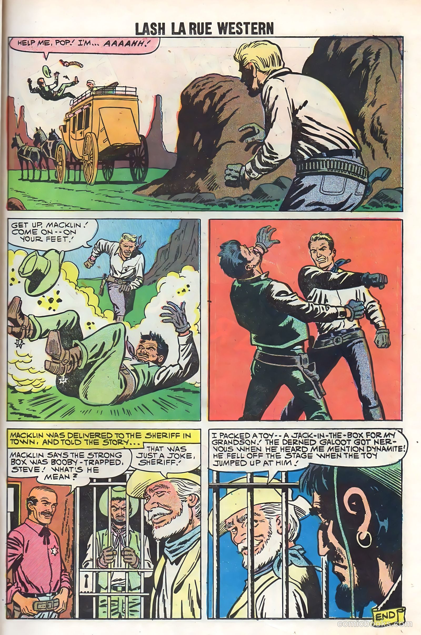 Lash Larue Western #73 (1959) — page 23 of 37