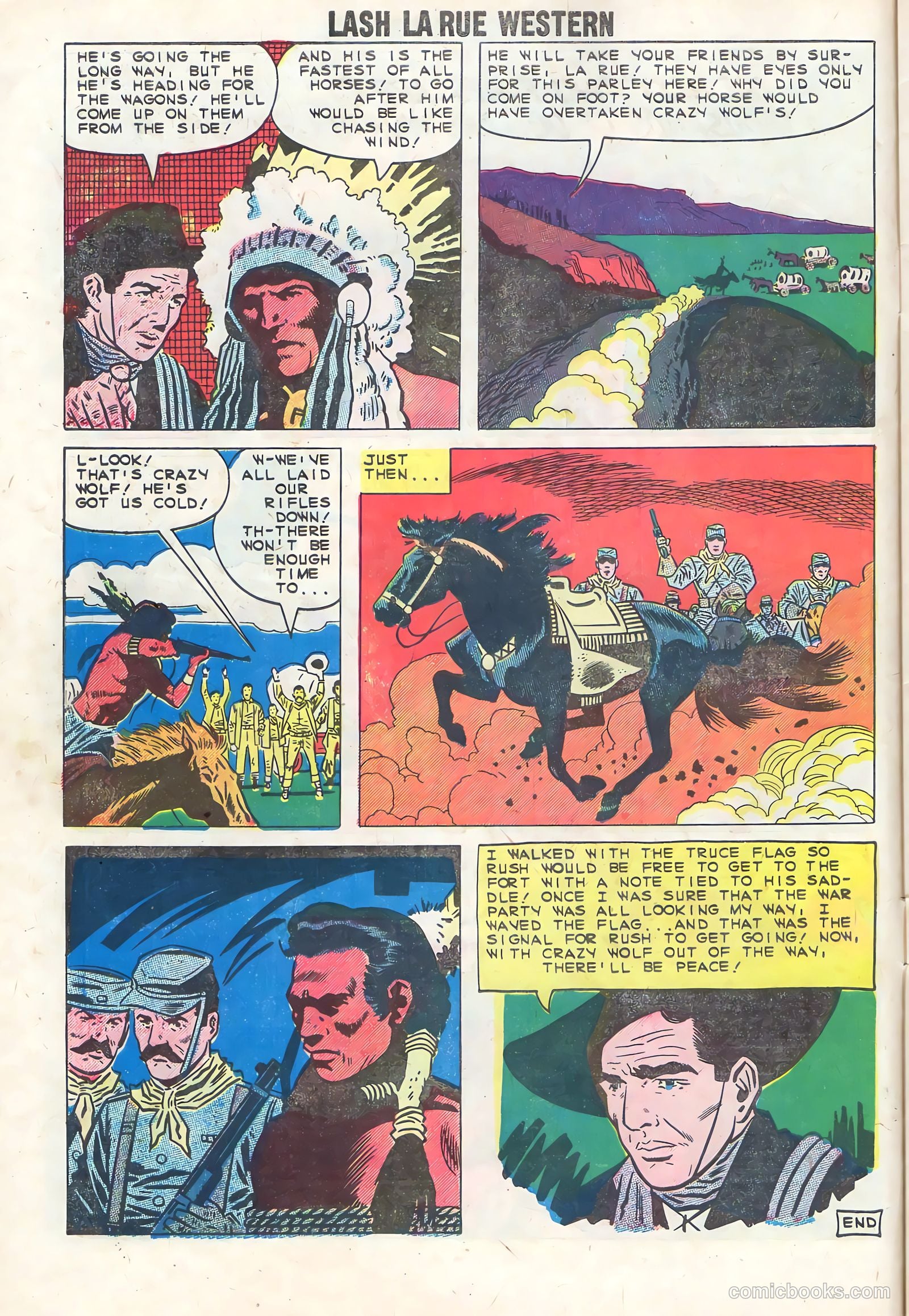 Lash Larue Western #74 (1959) — page 10 of 36
