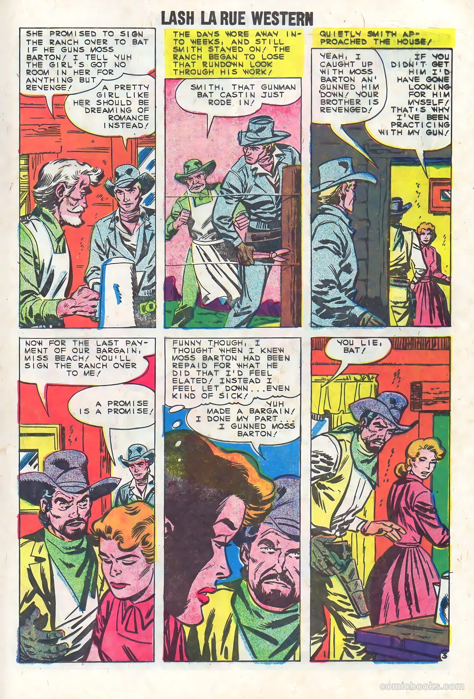 Lash Larue Western #74 (1959) — page 17 of 36
