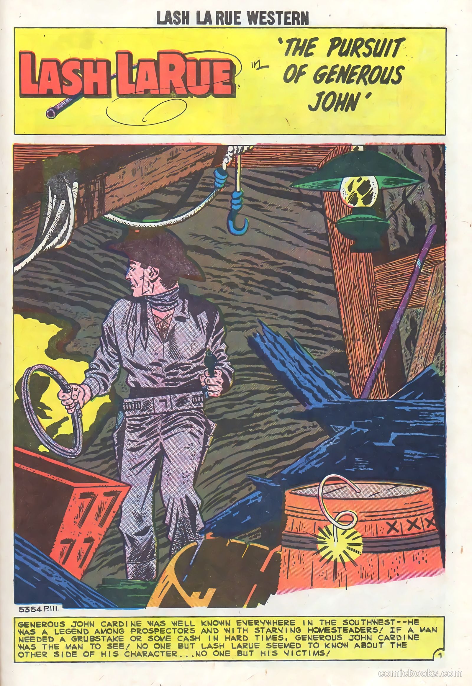 Lash Larue Western #74 (1959) — page 23 of 36