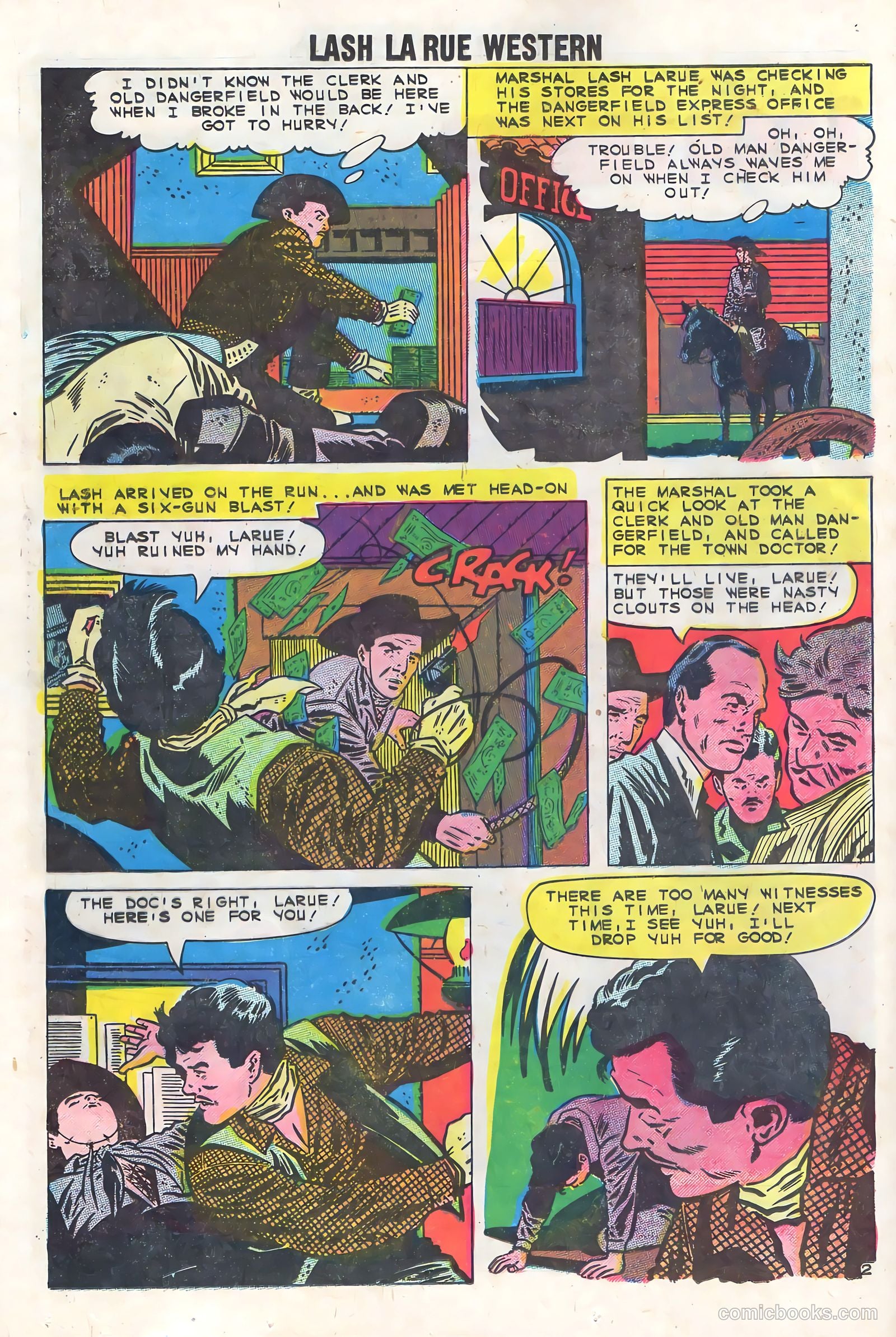 Lash Larue Western #74 (1959) — page 24 of 36
