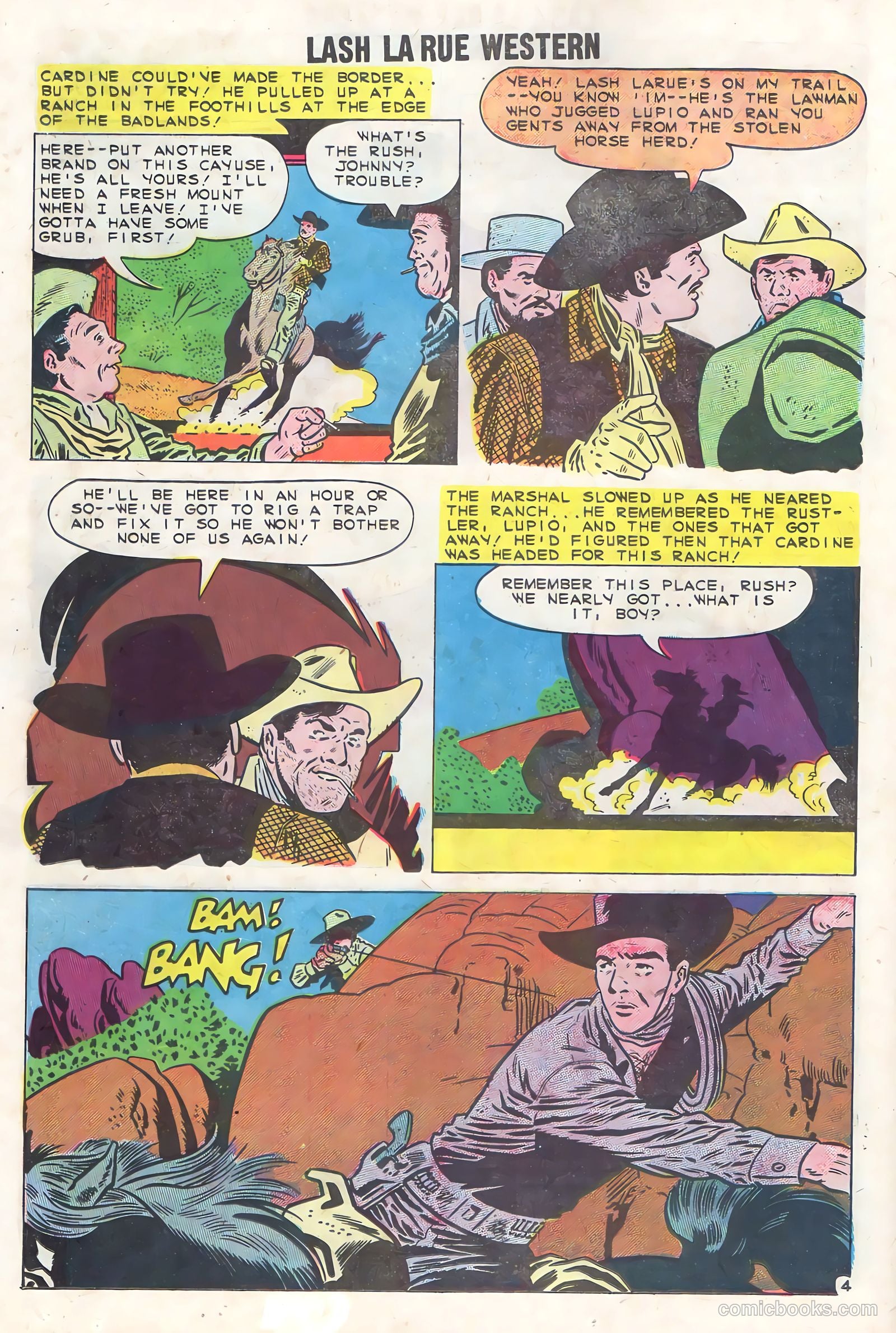 Lash Larue Western #74 (1959) — page 26 of 36