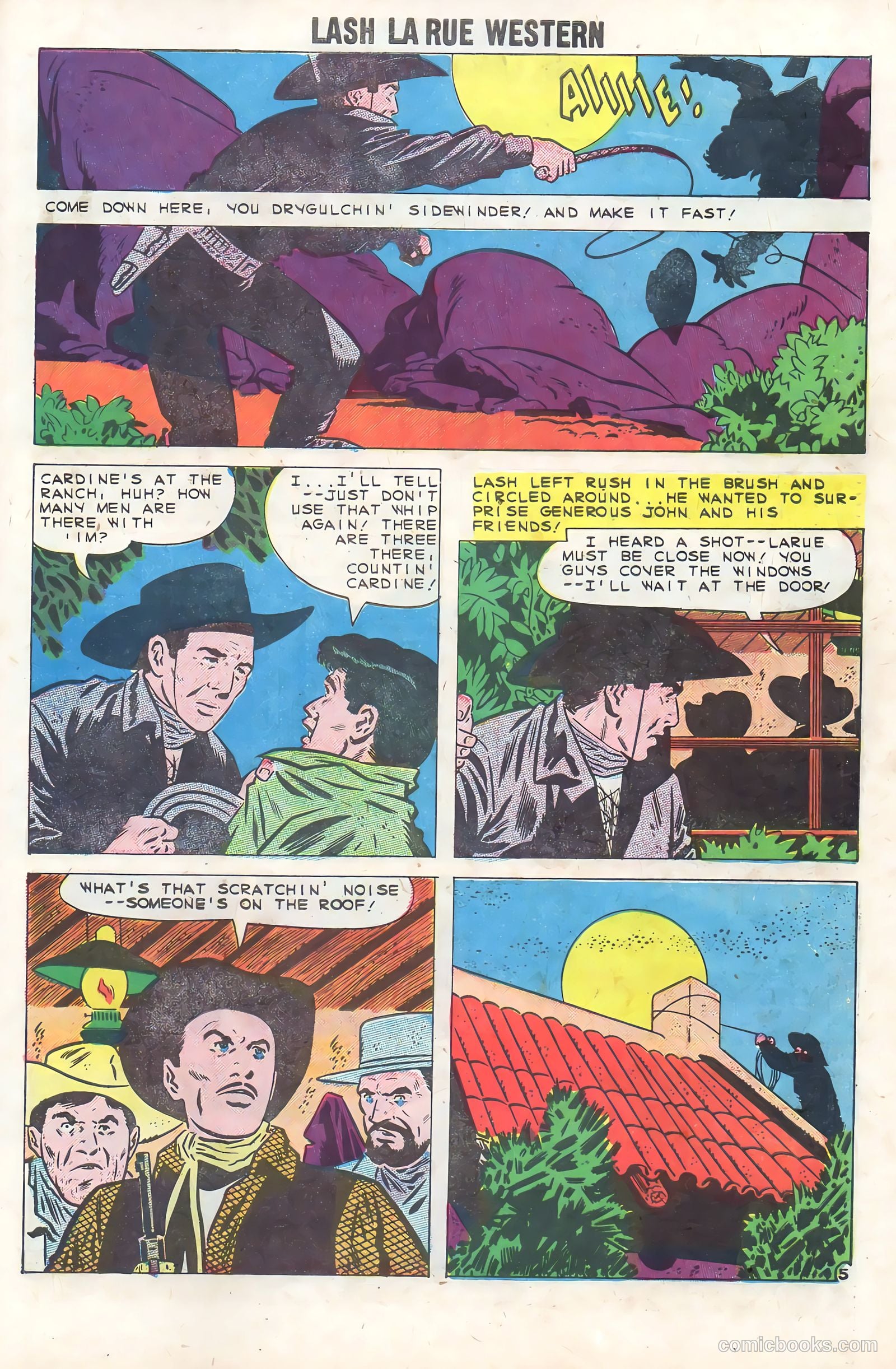 Lash Larue Western #74 (1959) — page 27 of 36