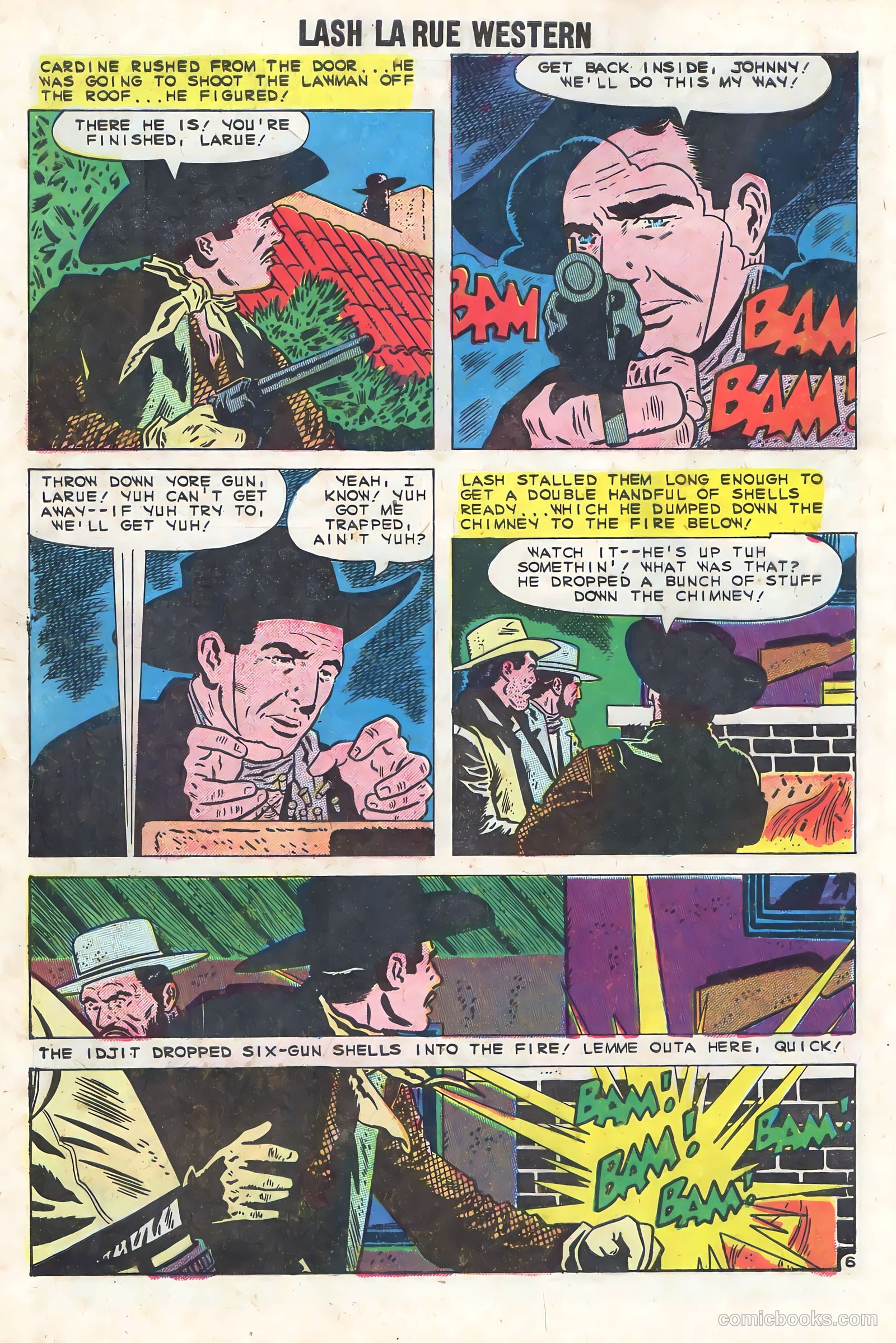 Lash Larue Western #74 (1959) — page 28 of 36