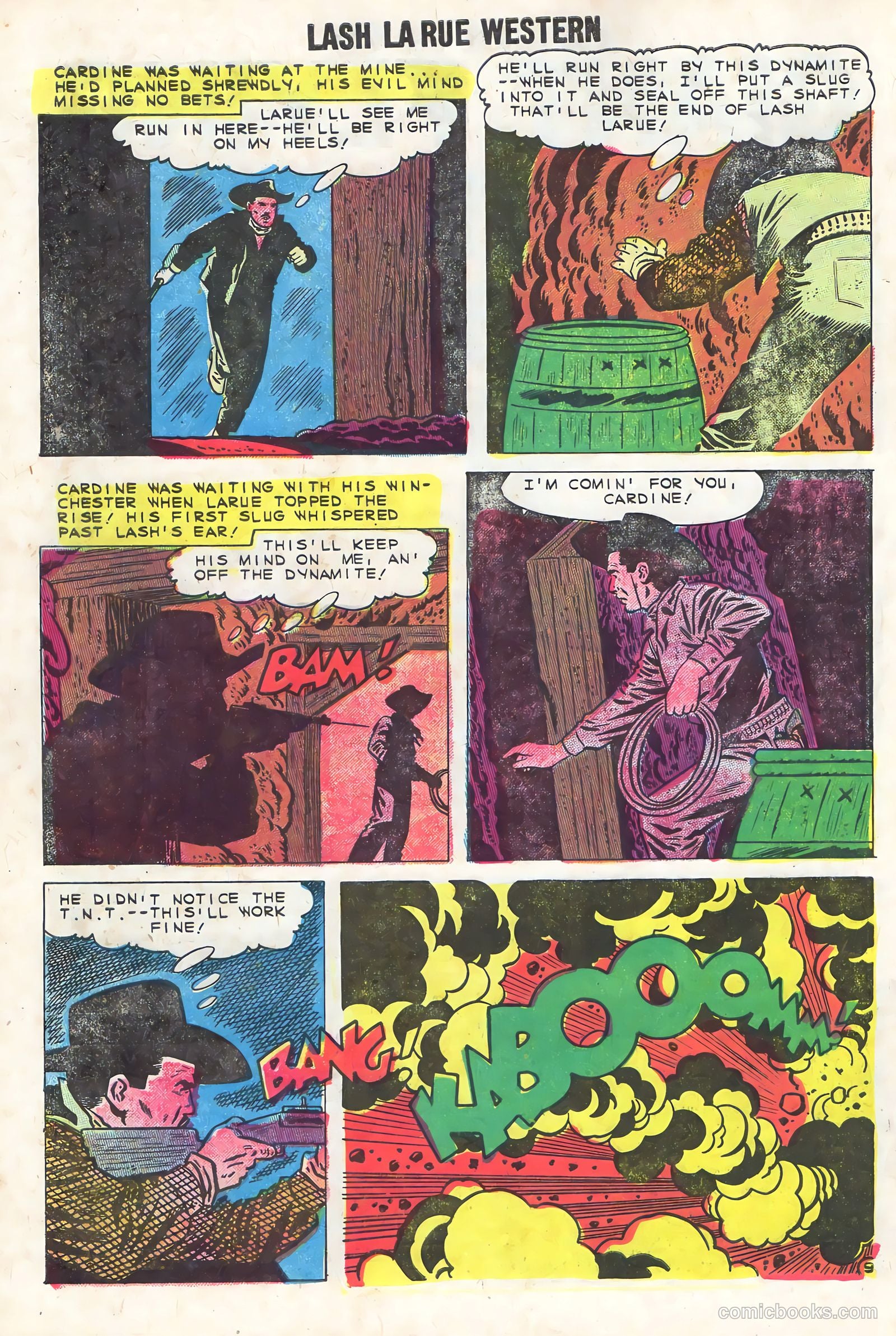 Lash Larue Western #74 (1959) — page 32 of 36